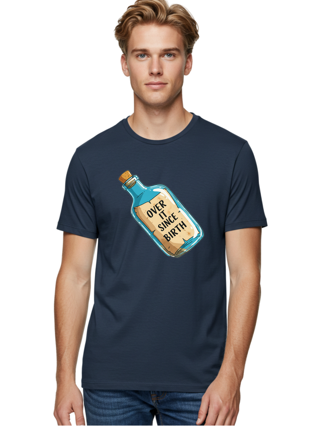 Over-It-Since-Birth-3 Men'S Graphic Tee, 100% Cotton, Comfortable Casual Summer Wear, Machine Washable, Vintage Camera, Old Camera, Antique Camera, Black Camera, Classic Photography, Photography Equipment, Nostalgic Device, Film Camera, Bal015
