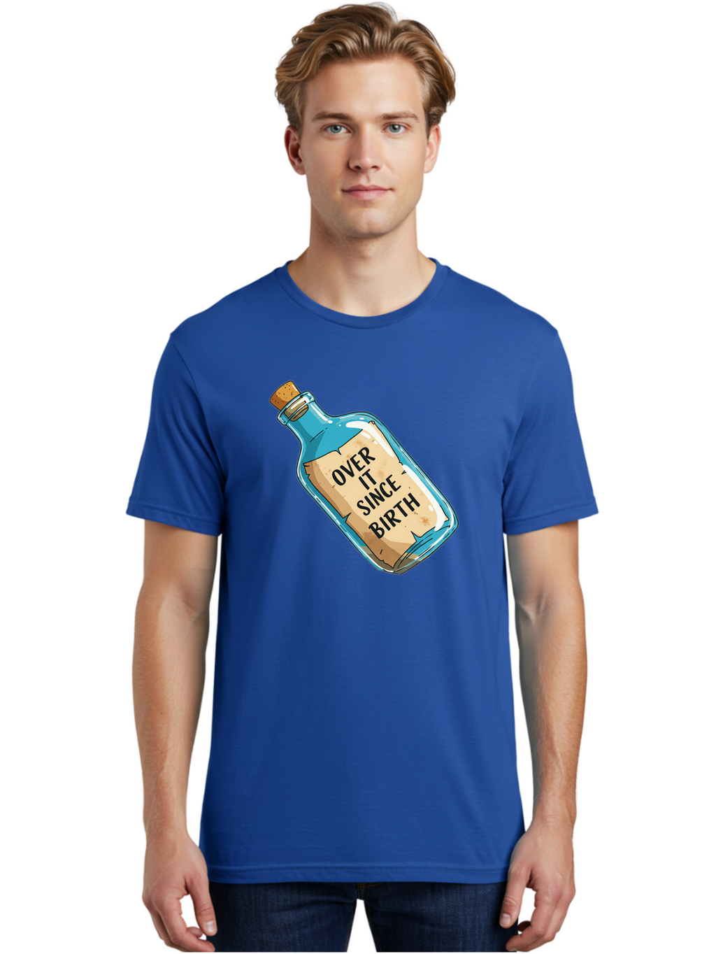 Over-It-Since-Birth-3 Men'S Graphic Tee, 100% Cotton, Comfortable Casual Summer Wear, Machine Washable, Vintage Camera, Old Camera, Antique Camera, Black Camera, Classic Photography, Photography Equipment, Nostalgic Device, Film Camera, Bal015