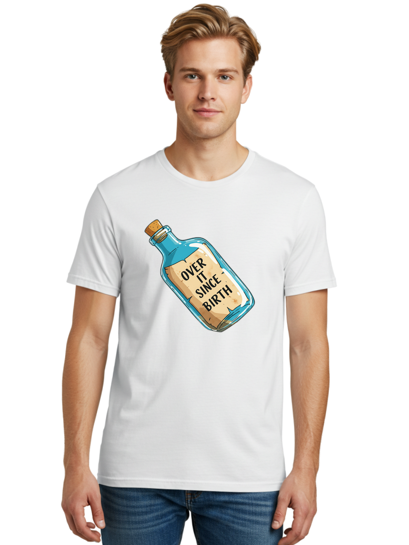 Over-It-Since-Birth-3 Men'S Graphic Tee, 100% Cotton, Comfortable Casual Summer Wear, Machine Washable, Vintage Camera, Old Camera, Antique Camera, Black Camera, Classic Photography, Photography Equipment, Nostalgic Device, Film Camera, Bal015