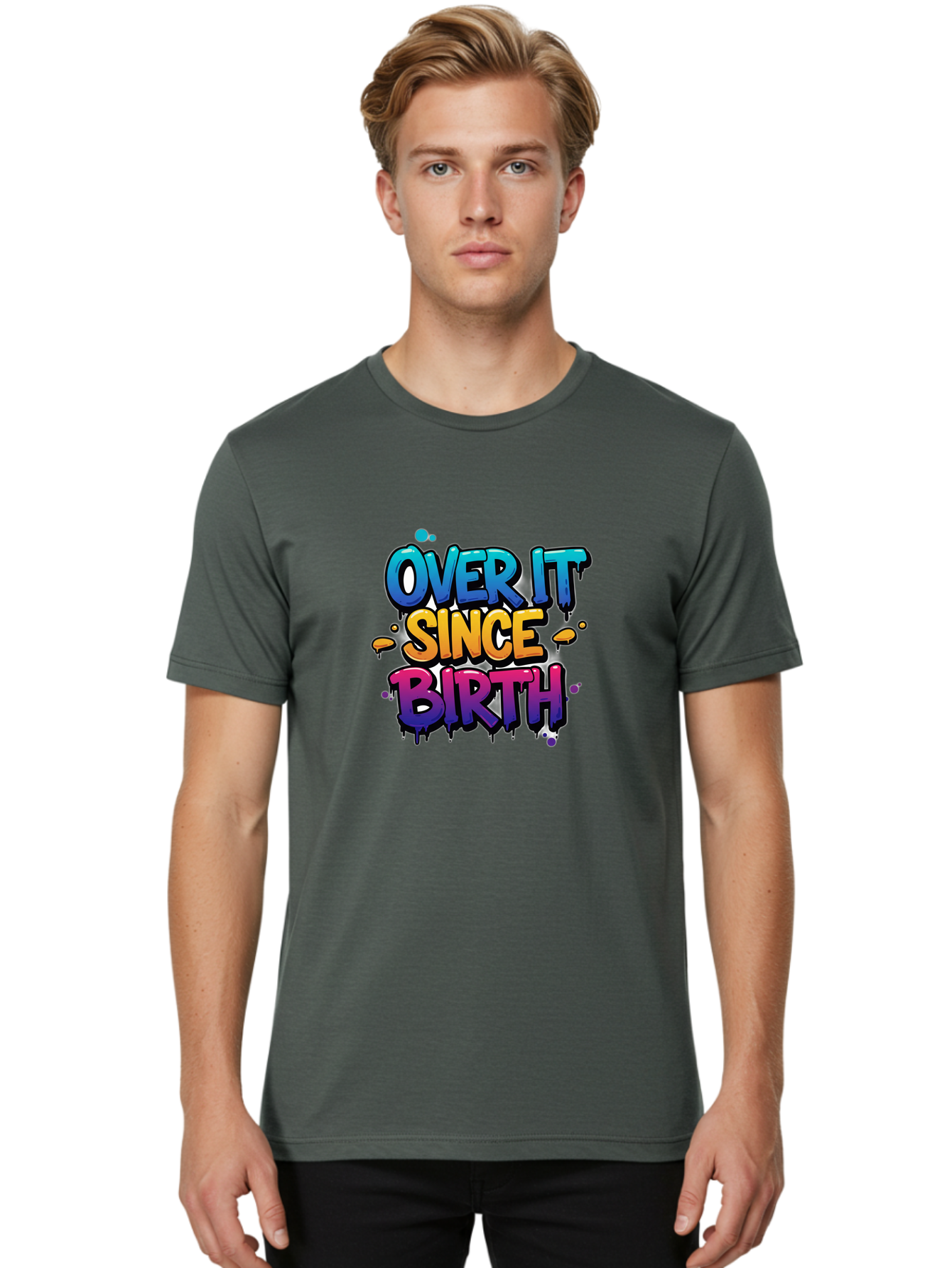 Over-It-Since-Birth Men'S Graphic Tee, 100% Cotton, Comfortable Casual Summer Wear, Machine Washable, Vintage Camera, Old Camera, Antique Camera, Black Camera, Classic Photography, Photography Equipment, Nostalgic Device, Film Camera, Bal018