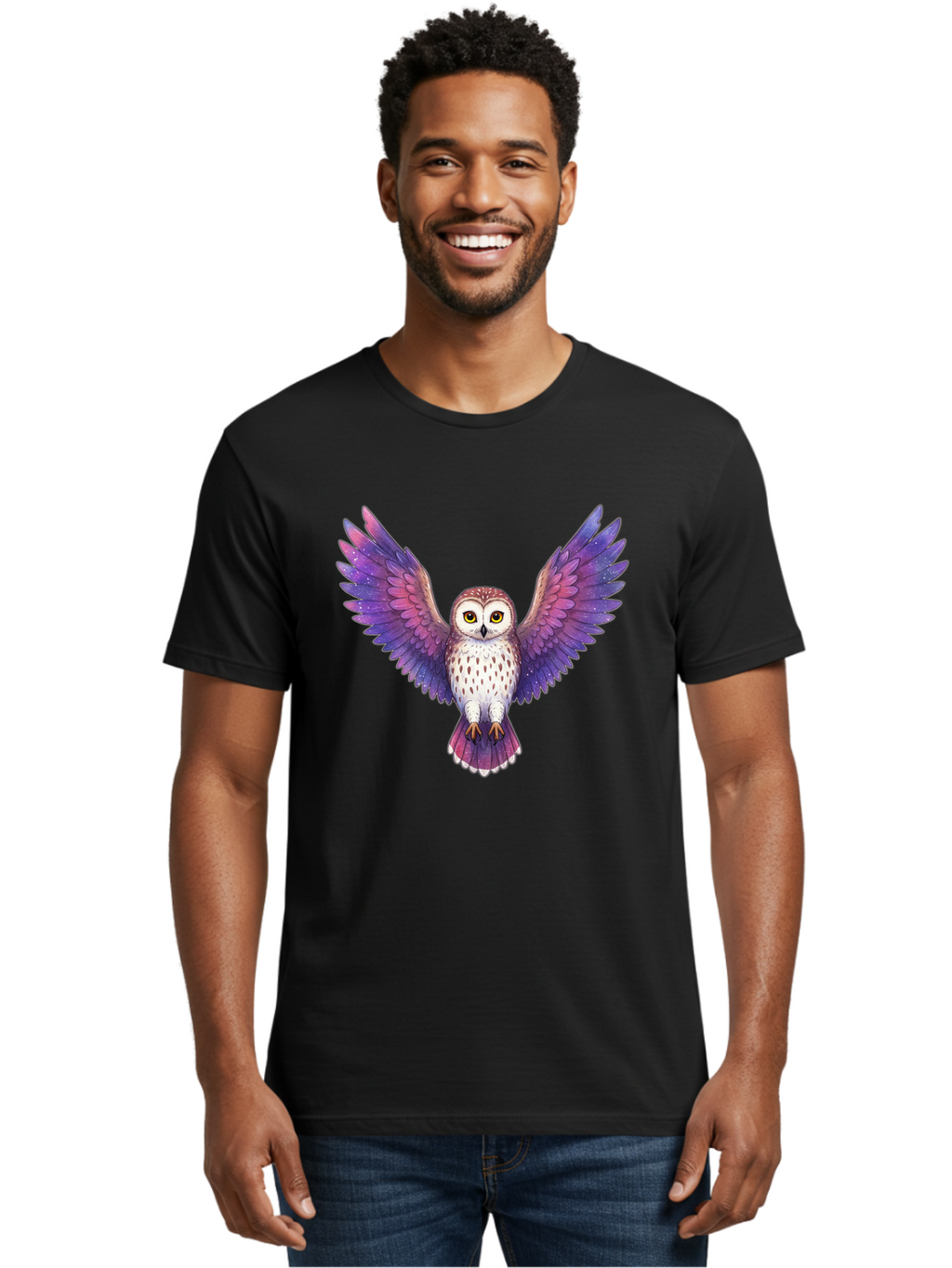 Owl-1 Men'S Graphic Tee, 100% Cotton, Comfortable Casual Summer Wear, Machine Washable, Vintage Camera, Old Camera, Antique Camera, Black Camera, Classic Photography, Photography Equipment, Nostalgic Device, Film Camera, Camera Art Bal019