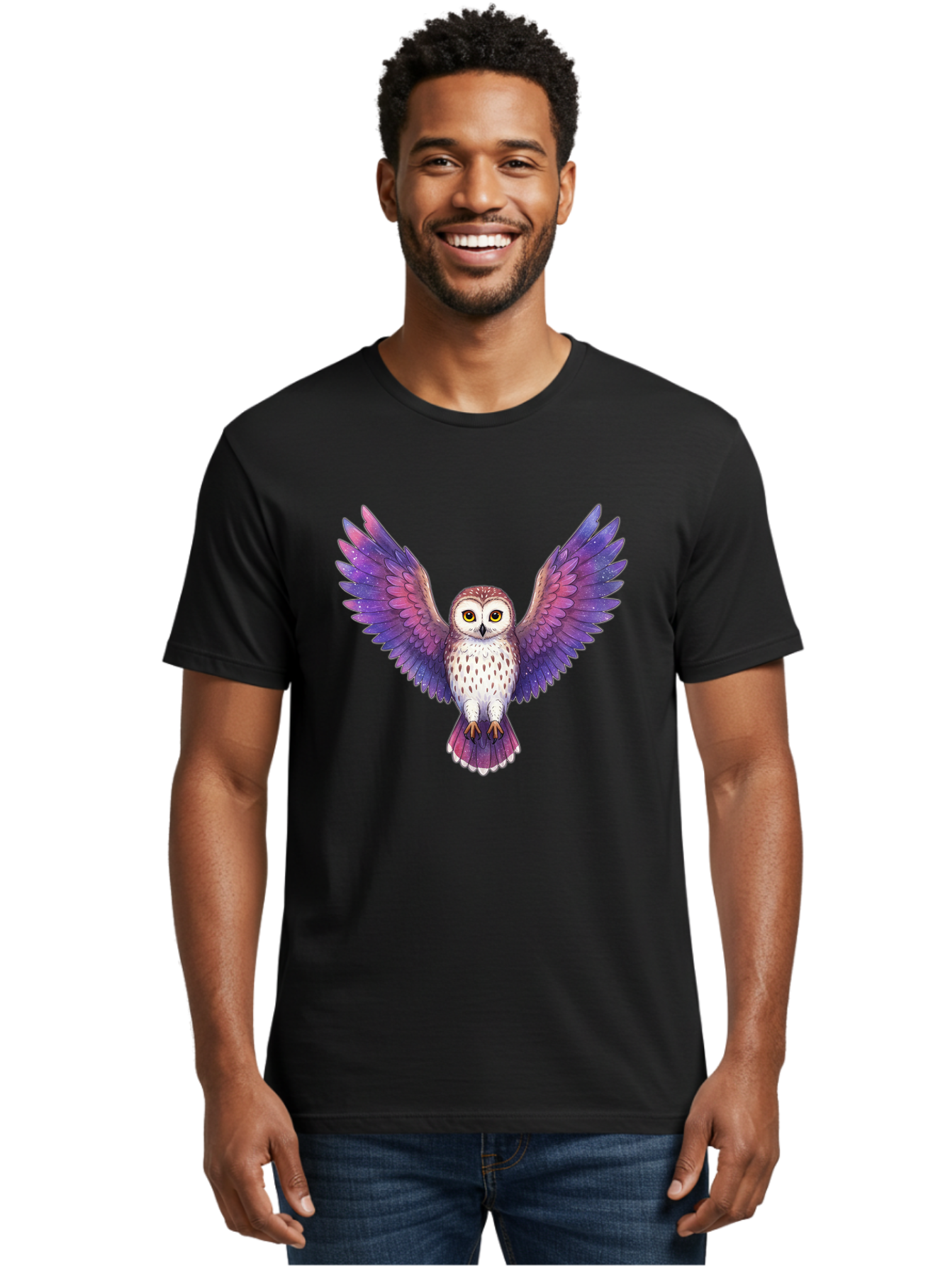 Owl-1 Men'S Graphic Tee, 100% Cotton, Comfortable Casual Summer Wear, Machine Washable, Vintage Camera, Old Camera, Antique Camera, Black Camera, Classic Photography, Photography Equipment, Nostalgic Device, Film Camera, Camera Art Bal019
