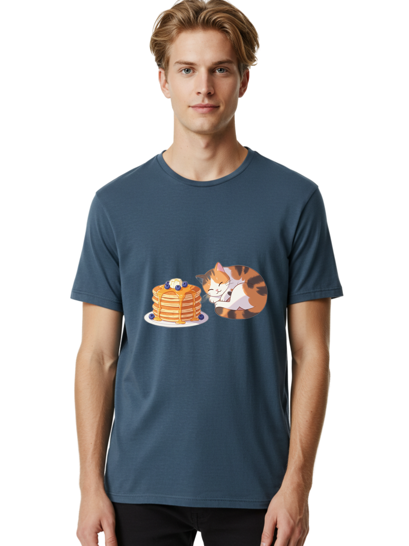 Pancake-And-Sleeping-Cat Men'S Graphic Tee, 100% Cotton, Comfortable Casual Summer Wear, Machine Washable, Vintage Camera, Old Camera, Antique Camera, Black Camera, Classic Photography, Photography Equipment, Nostalgic Device, Film Camera, Bal040