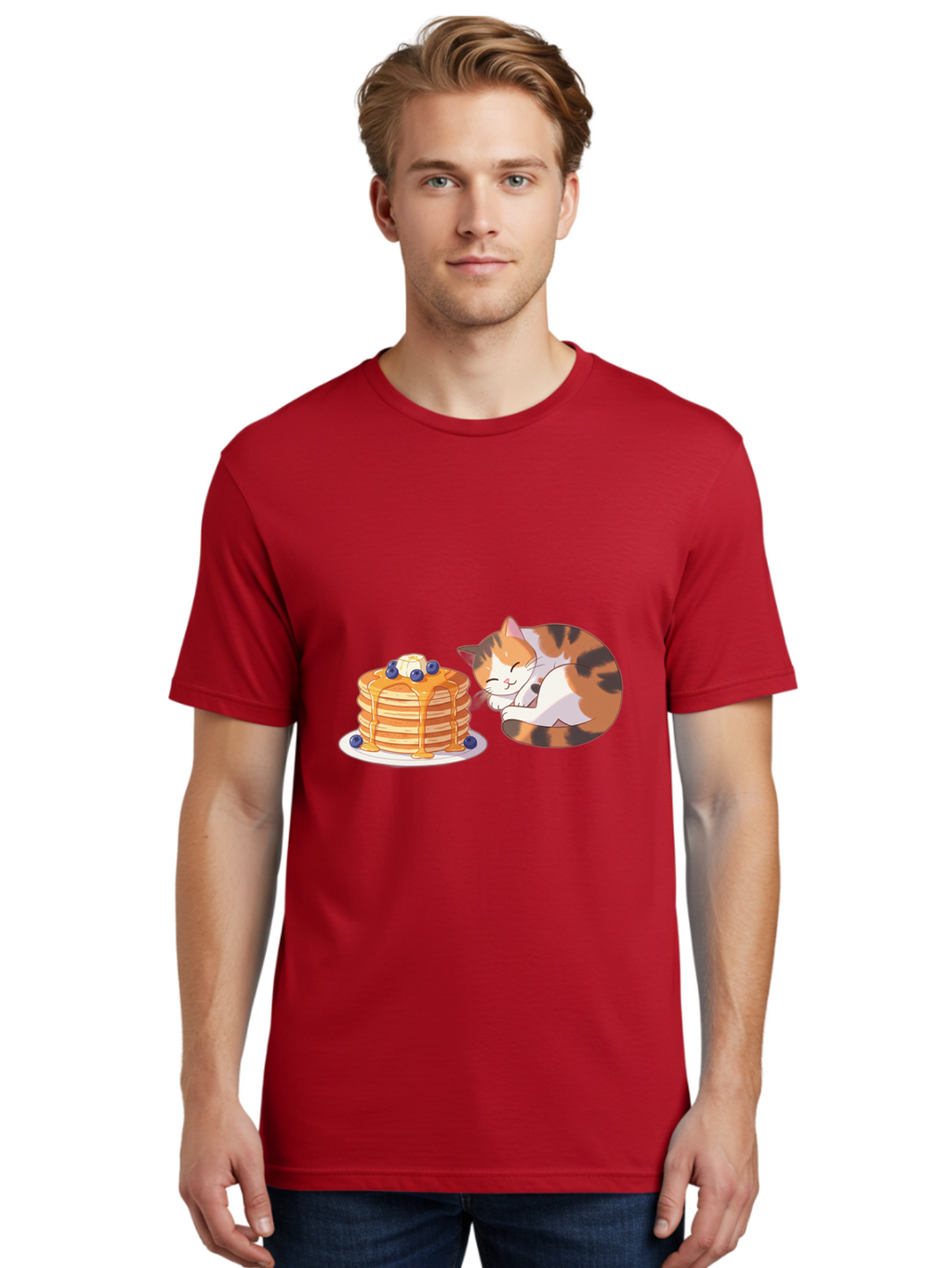 Pancake-And-Sleeping-Cat Men'S Graphic Tee, 100% Cotton, Comfortable Casual Summer Wear, Machine Washable, Vintage Camera, Old Camera, Antique Camera, Black Camera, Classic Photography, Photography Equipment, Nostalgic Device, Film Camera, Bal040