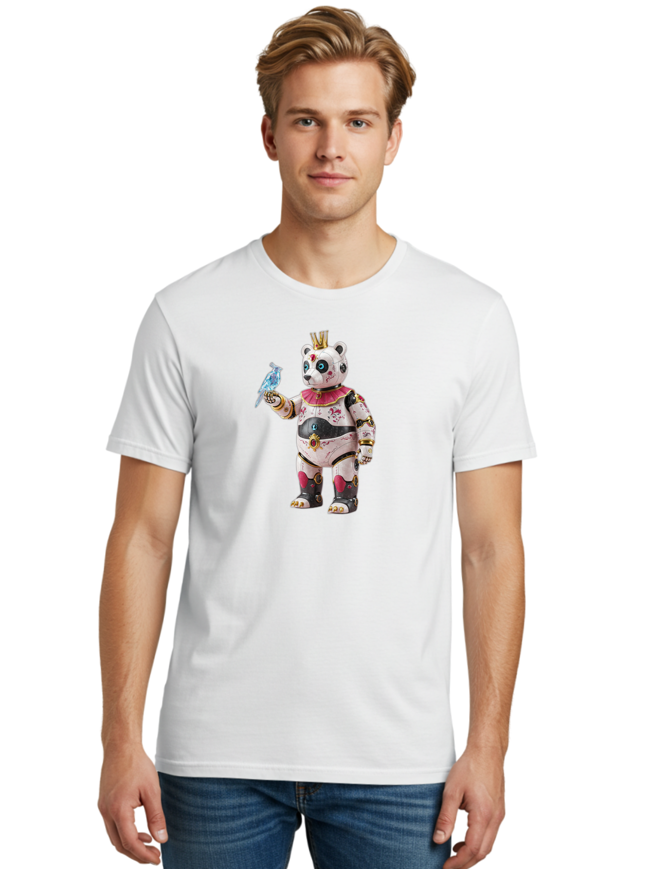 Panda-Figurine Men'S Graphic Tee, 100% Cotton, Comfortable Casual Summer Wear, Machine Washable, Vintage Camera, Old Camera, Antique Camera, Black Camera, Classic Photography, Photography Equipment, Nostalgic Device, Film Camera, Camera Art Bal043