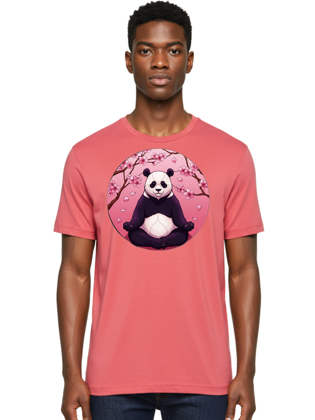 Panda-Meditation-Kawaii Men'S Graphic Tee, 100% Cotton, Comfortable Casual Summer Wear, Machine Washable, Vintage Camera, Old Camera, Antique Camera, Black Camera, Classic Photography, Photography Equipment, Nostalgic Device, Film Camera, Bal046