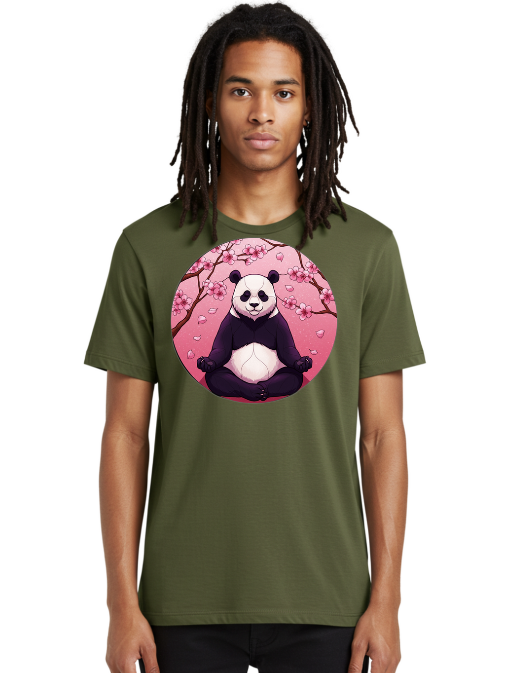 Panda-Meditation-Kawaii Men'S Graphic Tee, 100% Cotton, Comfortable Casual Summer Wear, Machine Washable, Vintage Camera, Old Camera, Antique Camera, Black Camera, Classic Photography, Photography Equipment, Nostalgic Device, Film Camera, Bal046