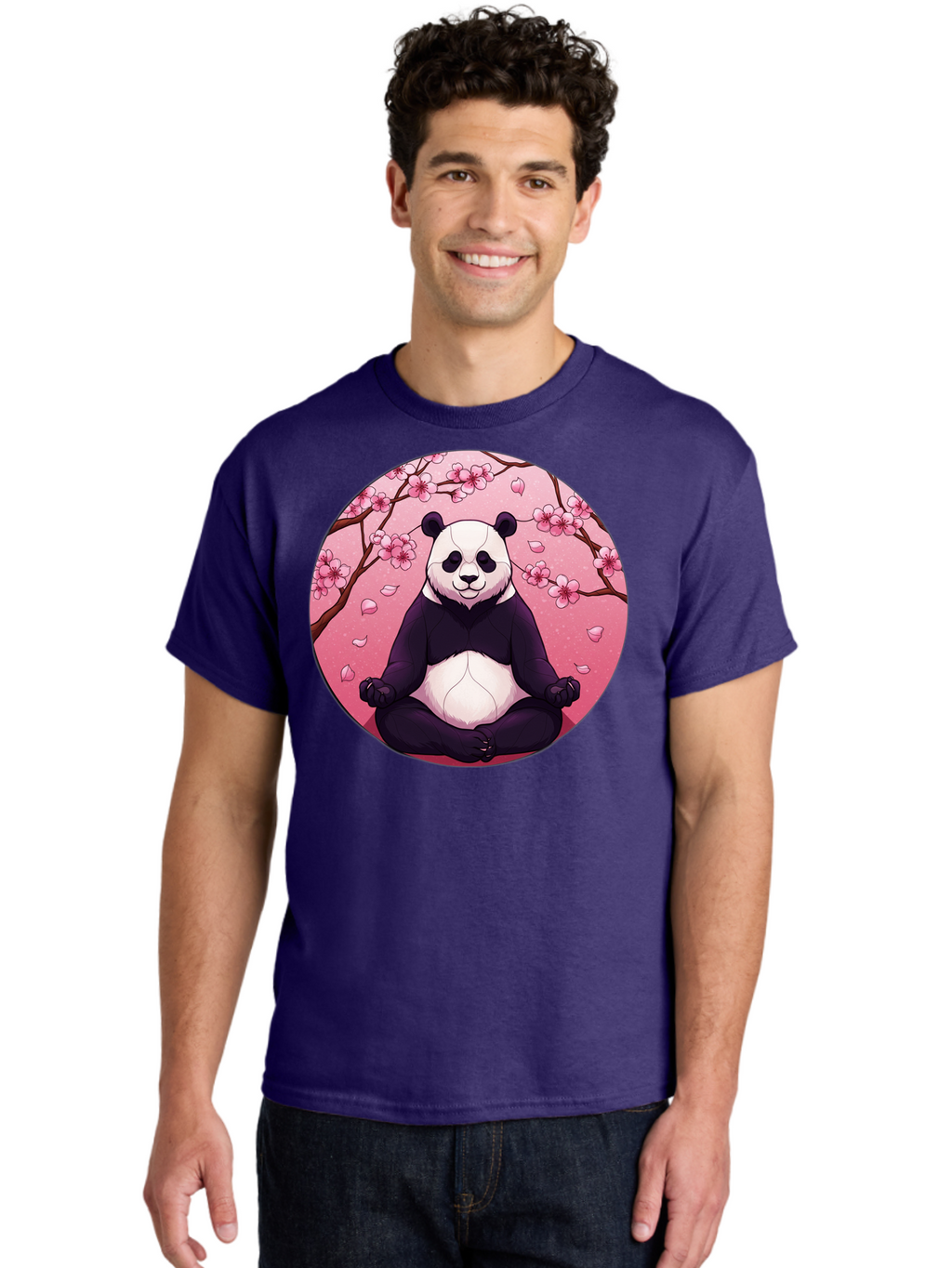 Panda-Meditation-Kawaii Men'S Graphic Tee, 100% Cotton, Comfortable Casual Summer Wear, Machine Washable, Vintage Camera, Old Camera, Antique Camera, Black Camera, Classic Photography, Photography Equipment, Nostalgic Device, Film Camera, Bal046