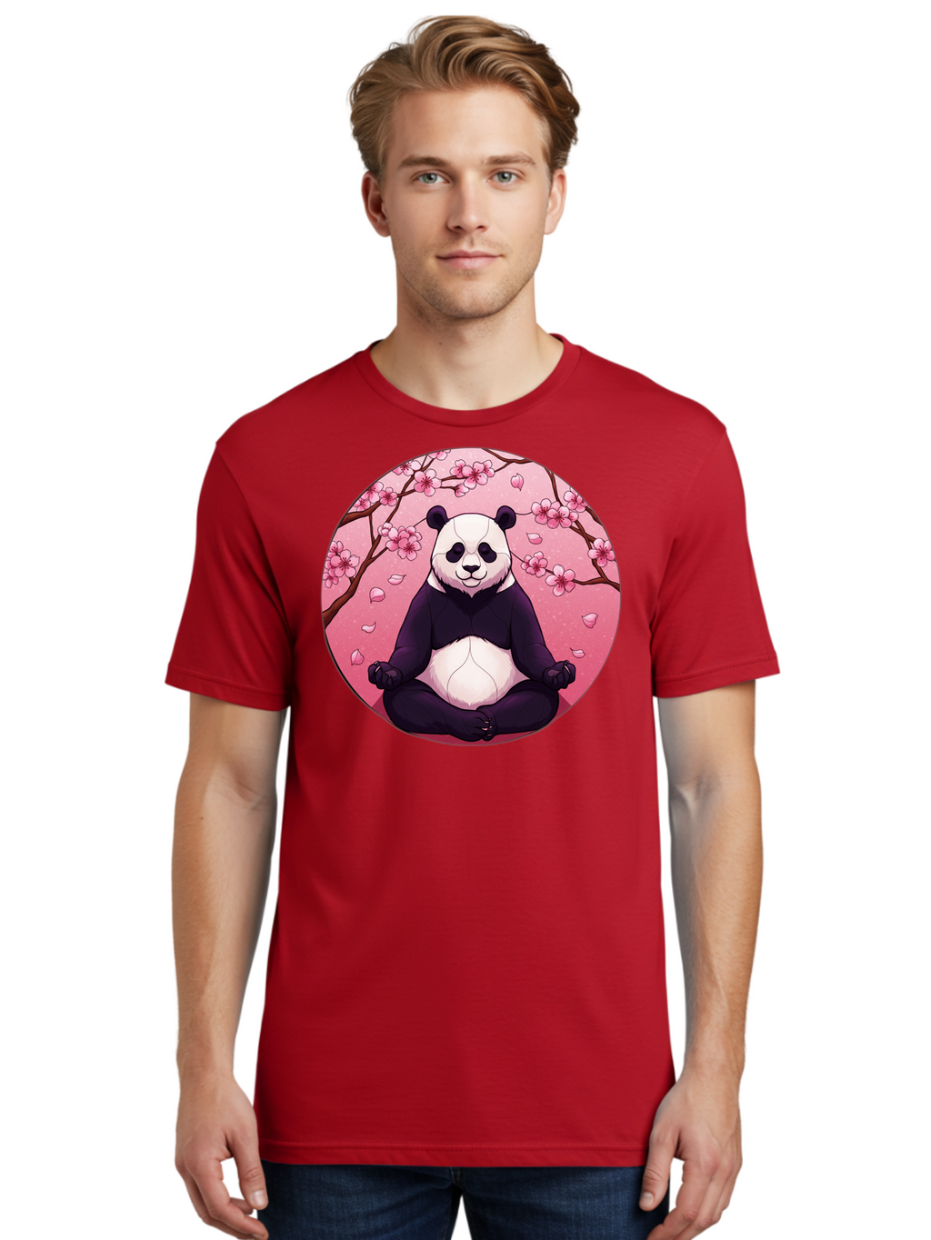 Panda-Meditation-Kawaii Men'S Graphic Tee, 100% Cotton, Comfortable Casual Summer Wear, Machine Washable, Vintage Camera, Old Camera, Antique Camera, Black Camera, Classic Photography, Photography Equipment, Nostalgic Device, Film Camera, Bal046