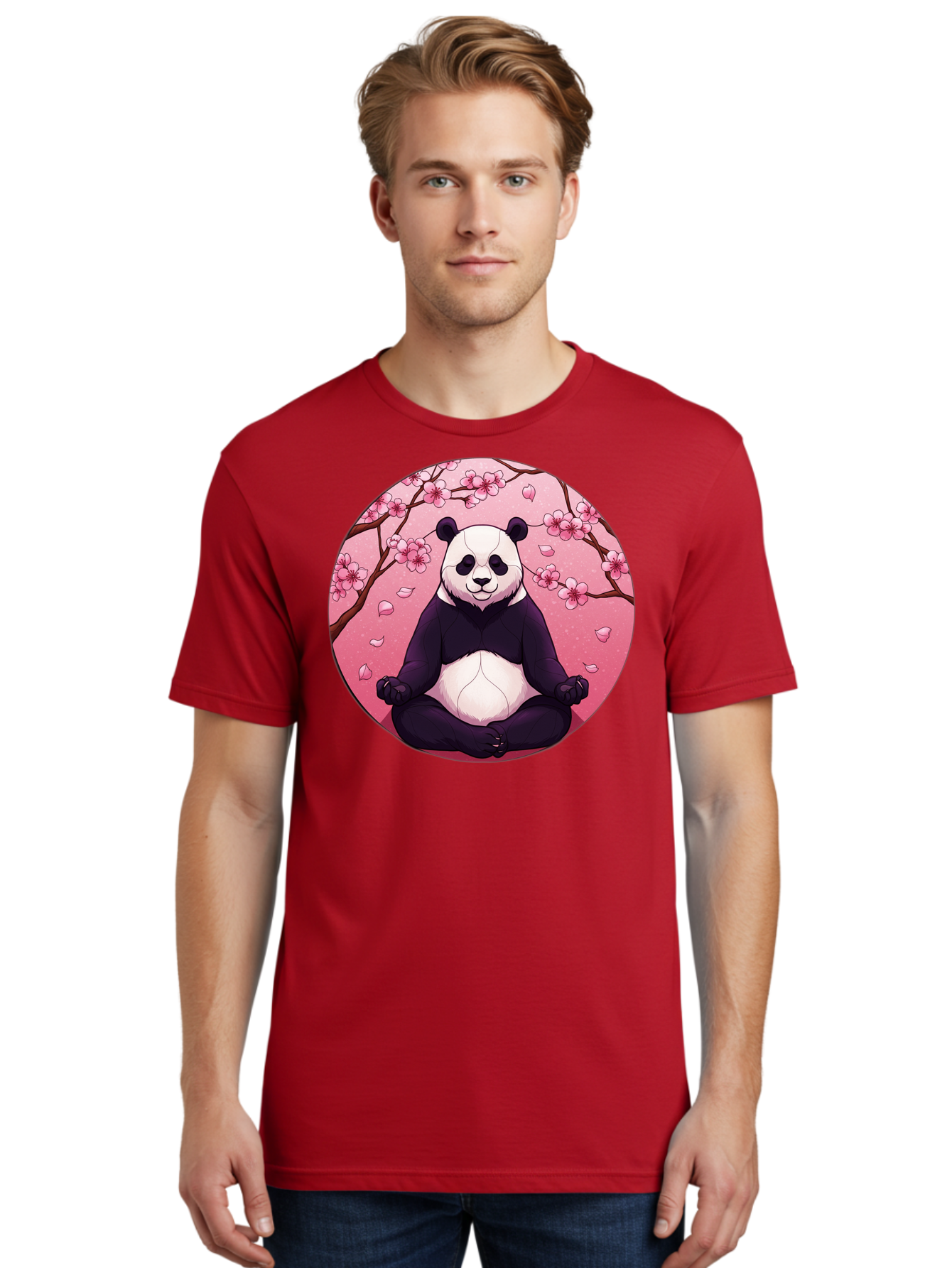 Panda-Meditation-Kawaii Men'S Graphic Tee, 100% Cotton, Comfortable Casual Summer Wear, Machine Washable, Vintage Camera, Old Camera, Antique Camera, Black Camera, Classic Photography, Photography Equipment, Nostalgic Device, Film Camera, Bal046