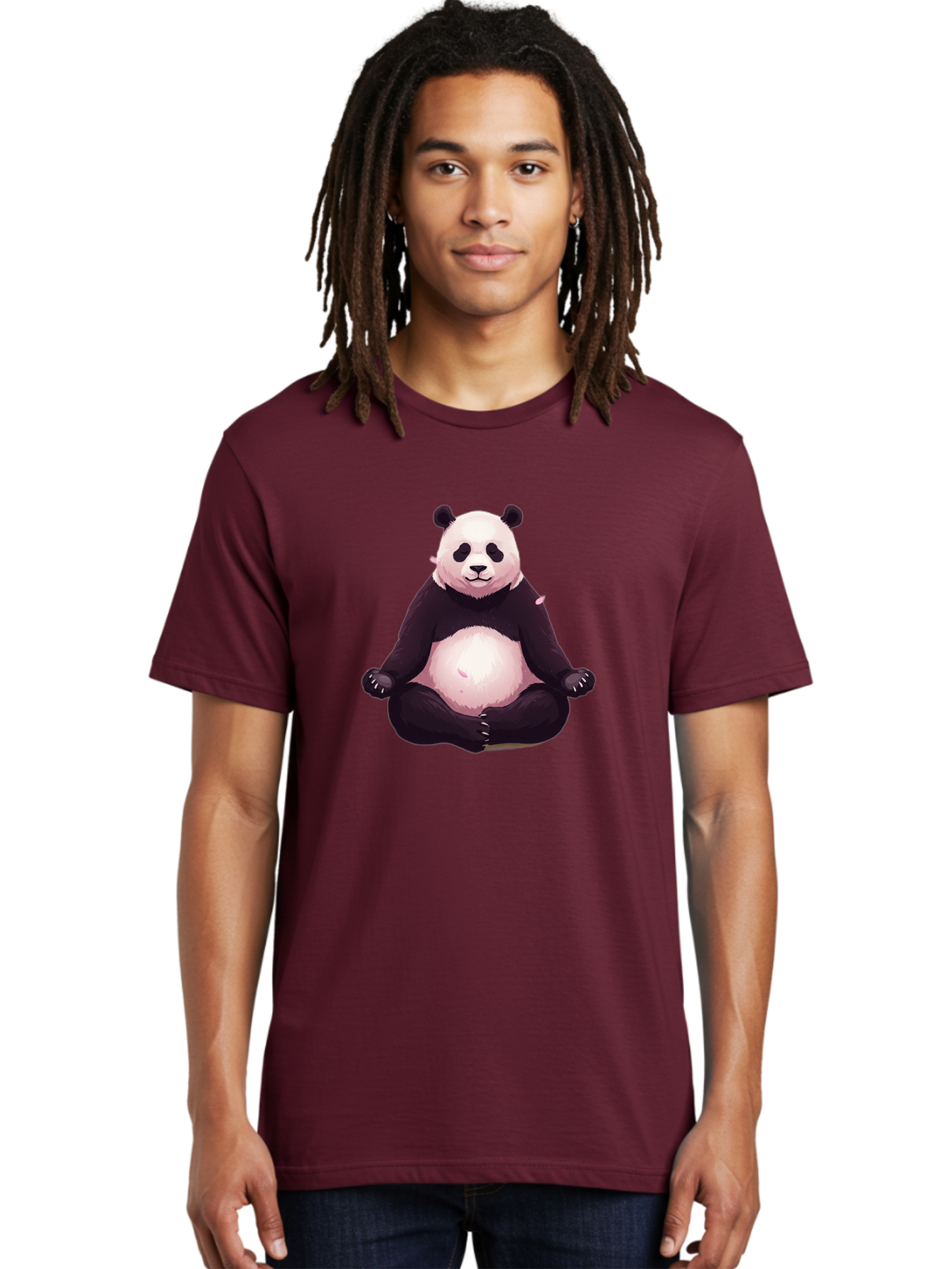 Panda-Meditation Men'S Graphic Tee, 100% Cotton, Comfortable Casual Summer Wear, Machine Washable, Vintage Camera, Old Camera, Antique Camera, Black Camera, Classic Photography, Photography Equipment, Nostalgic Device, Film Camera, Camera Art Bal047