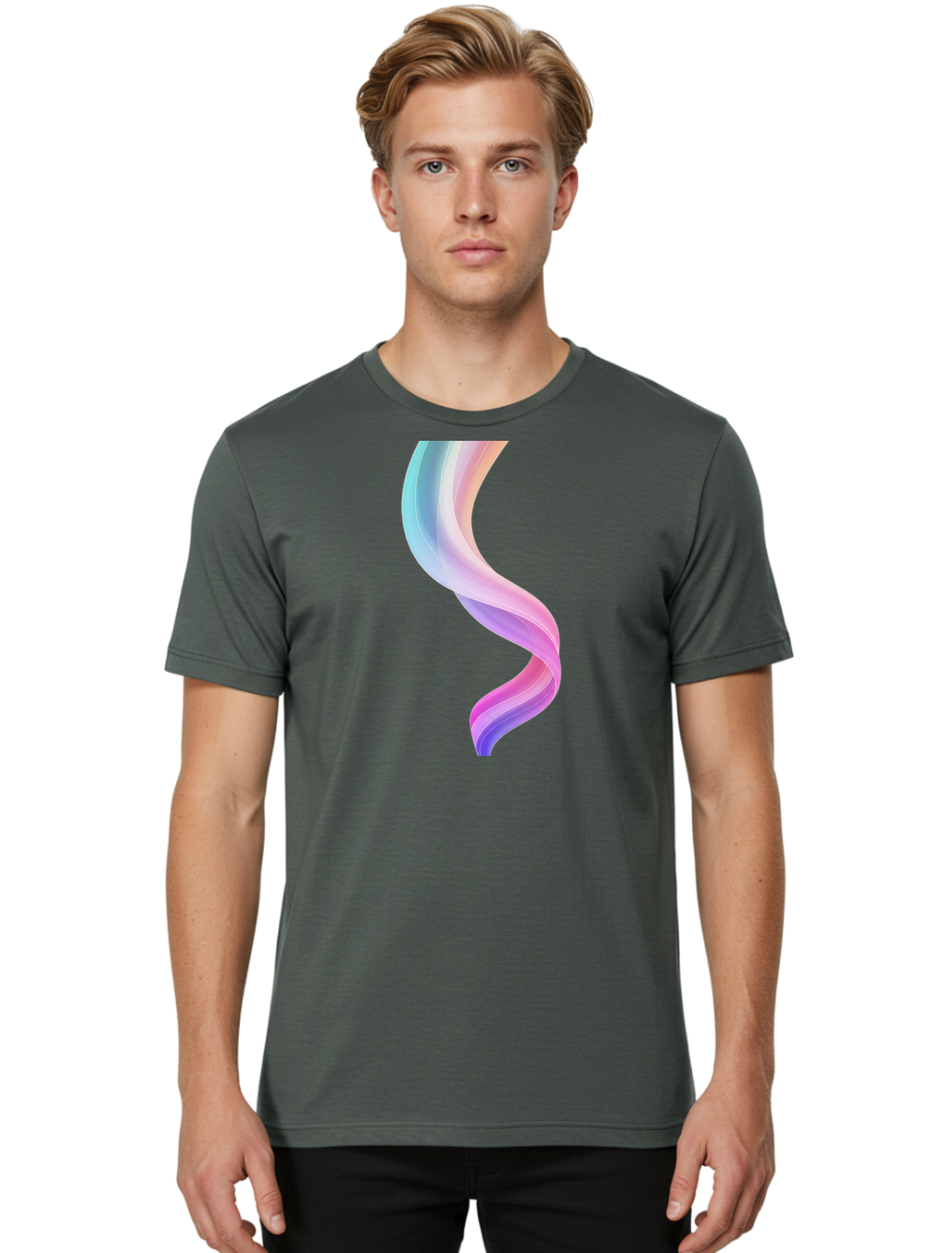 Pastel-Ribbon Men'S Graphic Tee, 100% Cotton, Comfortable Casual Summer Wear, Machine Washable, Vintage Camera, Old Camera, Antique Camera, Black Camera, Classic Photography, Photography Equipment, Nostalgic Device, Film Camera, Camera Art Bal054