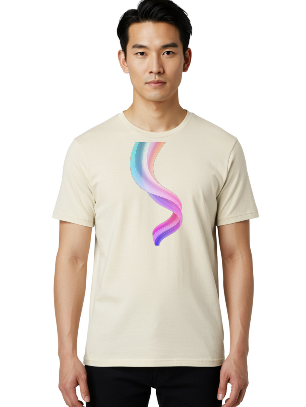 Pastel-Ribbon Men'S Graphic Tee, 100% Cotton, Comfortable Casual Summer Wear, Machine Washable, Vintage Camera, Old Camera, Antique Camera, Black Camera, Classic Photography, Photography Equipment, Nostalgic Device, Film Camera, Camera Art Bal054