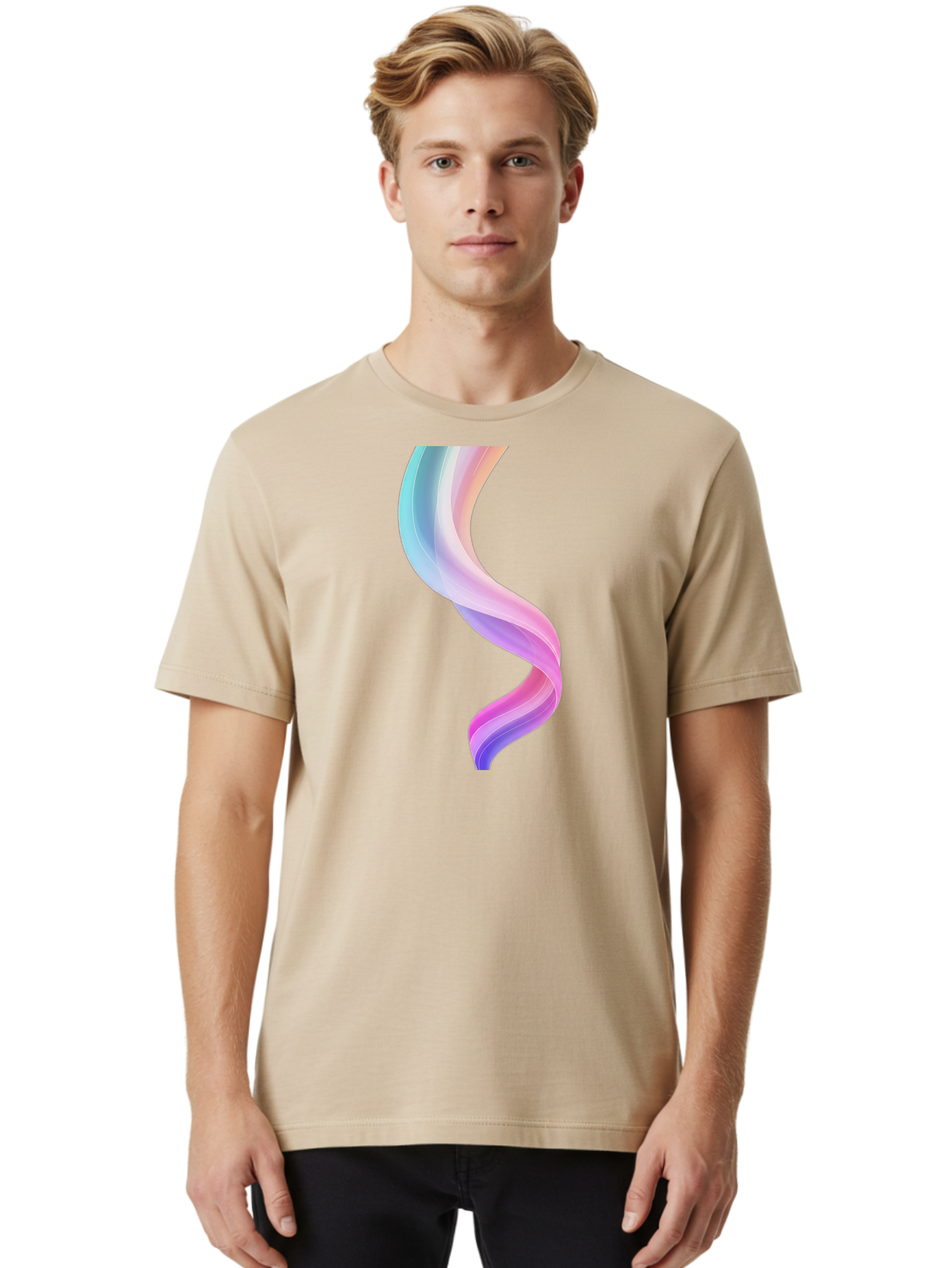 Pastel-Ribbon Men'S Graphic Tee, 100% Cotton, Comfortable Casual Summer Wear, Machine Washable, Vintage Camera, Old Camera, Antique Camera, Black Camera, Classic Photography, Photography Equipment, Nostalgic Device, Film Camera, Camera Art Bal054