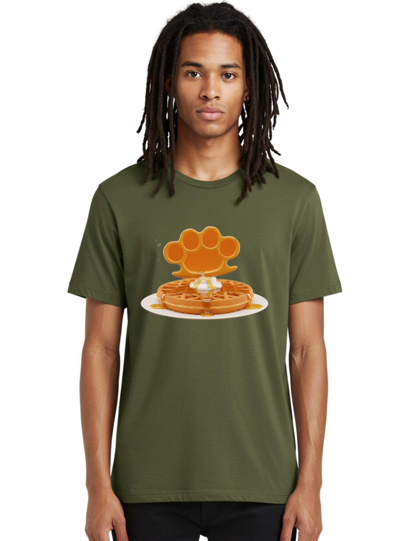 Paw-Waffle Men'S Graphic Tee, 100% Cotton, Comfortable Casual Summer Wear, Machine Washable, Vintage Camera, Old Camera, Antique Camera, Black Camera, Classic Photography, Photography Equipment, Nostalgic Device, Film Camera, Camera Art Bal055