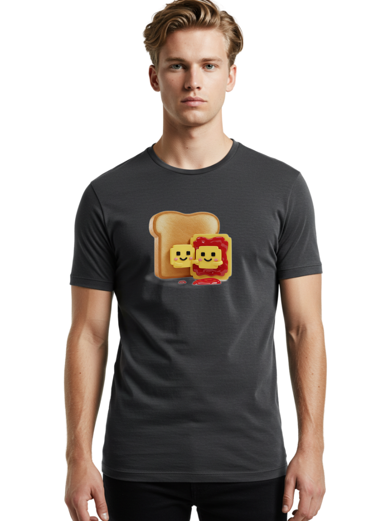 Peanut-Butter-And-Jelly-2 Men'S Graphic Tee, 100% Cotton, Comfortable Casual Summer Wear, Machine Washable, Vintage Camera, Old Camera, Antique Camera, Black Camera, Classic Photography, Photography Equipment, Nostalgic Device, Film Camera, Bal058