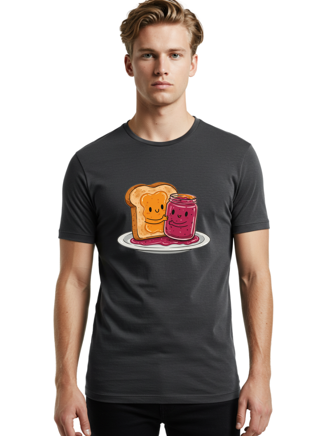 Peanut-Butter-And-Jelly-3 Men'S Graphic Tee, 100% Cotton, Comfortable Casual Summer Wear, Machine Washable, Vintage Camera, Old Camera, Antique Camera, Black Camera, Classic Photography, Photography Equipment, Nostalgic Device, Film Camera, Bal059
