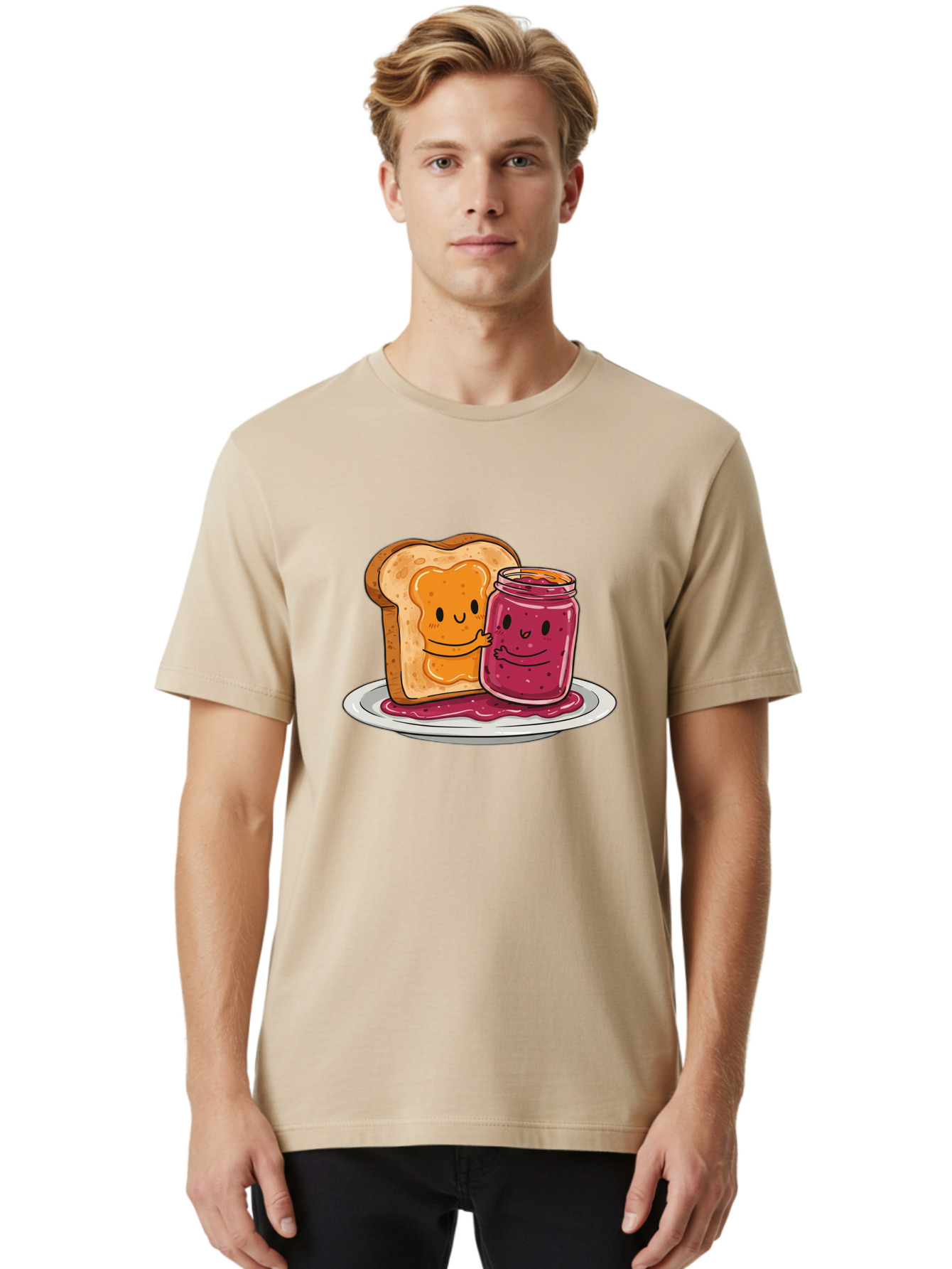 Peanut-Butter-And-Jelly-3 Men'S Graphic Tee, 100% Cotton, Comfortable Casual Summer Wear, Machine Washable, Vintage Camera, Old Camera, Antique Camera, Black Camera, Classic Photography, Photography Equipment, Nostalgic Device, Film Camera, Bal059