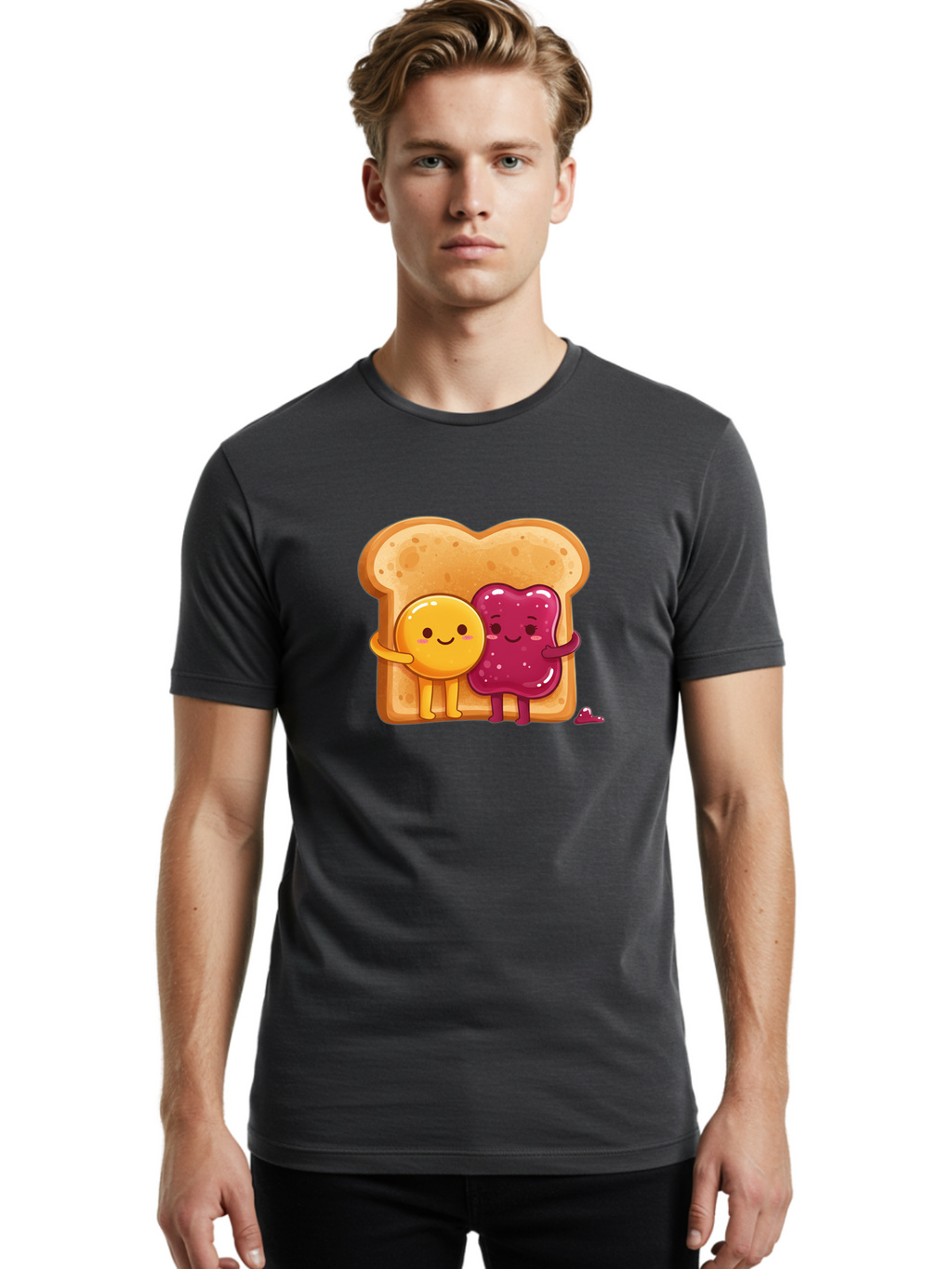 Peanut-Butter-Jelly-1 Men'S Graphic Tee, 100% Cotton, Comfortable Casual Summer Wear, Machine Washable, Vintage Camera, Old Camera, Antique Camera, Black Camera, Classic Photography, Photography Equipment, Nostalgic Device, Film Camera, Bal064