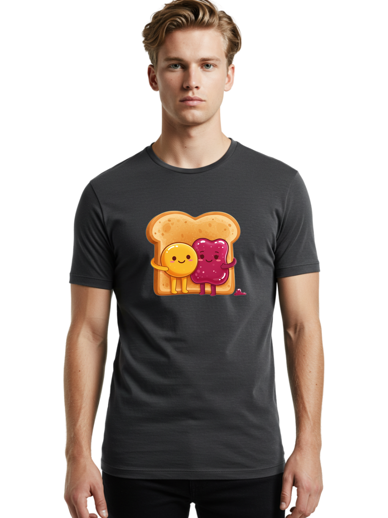 Peanut-Butter-Jelly-1 Men'S Graphic Tee, 100% Cotton, Comfortable Casual Summer Wear, Machine Washable, Vintage Camera, Old Camera, Antique Camera, Black Camera, Classic Photography, Photography Equipment, Nostalgic Device, Film Camera, Bal064