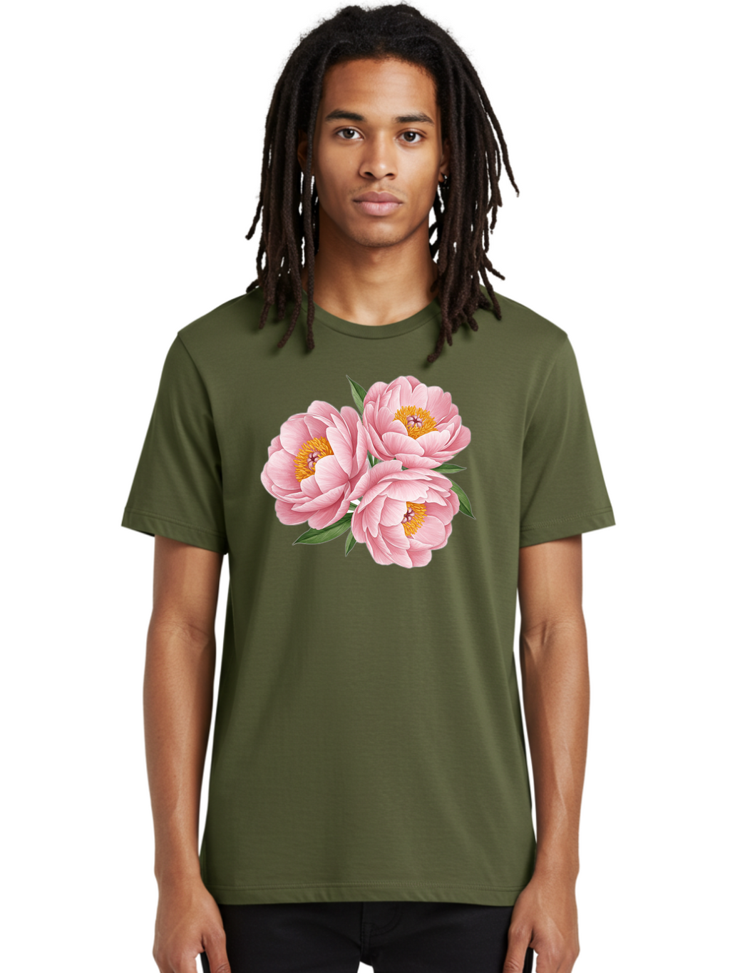 Peonies Men'S Graphic Tee, 100% Cotton, Comfortable Casual Summer Wear, Machine Washable, Vintage Camera, Old Camera, Antique Camera, Black Camera, Classic Photography, Photography Equipment, Nostalgic Device, Film Camera, Camera Art Bal071