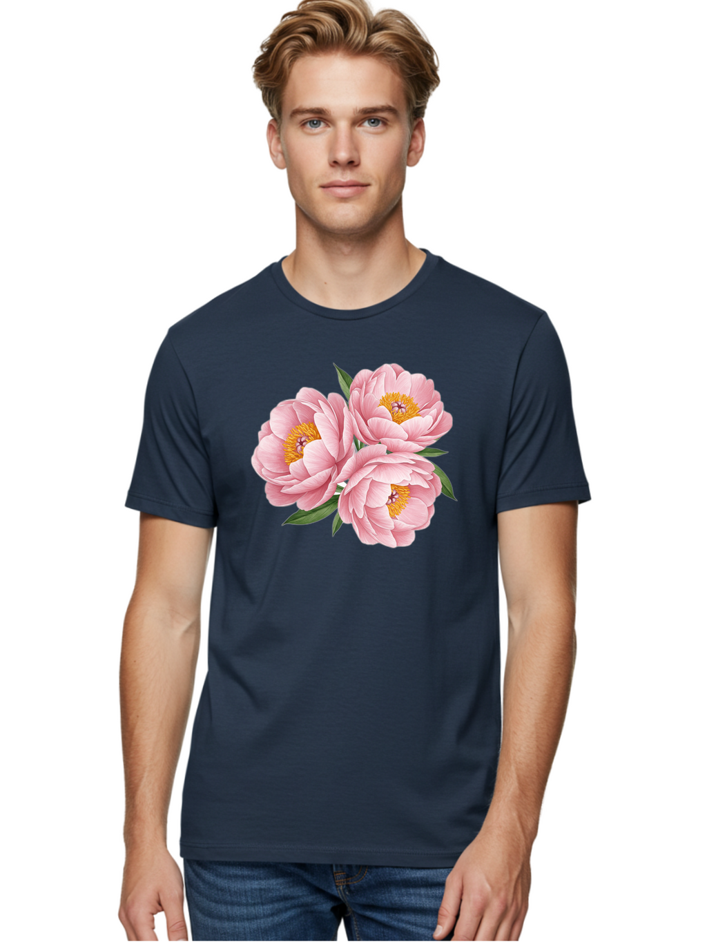 Peonies Men'S Graphic Tee, 100% Cotton, Comfortable Casual Summer Wear, Machine Washable, Vintage Camera, Old Camera, Antique Camera, Black Camera, Classic Photography, Photography Equipment, Nostalgic Device, Film Camera, Camera Art Bal071