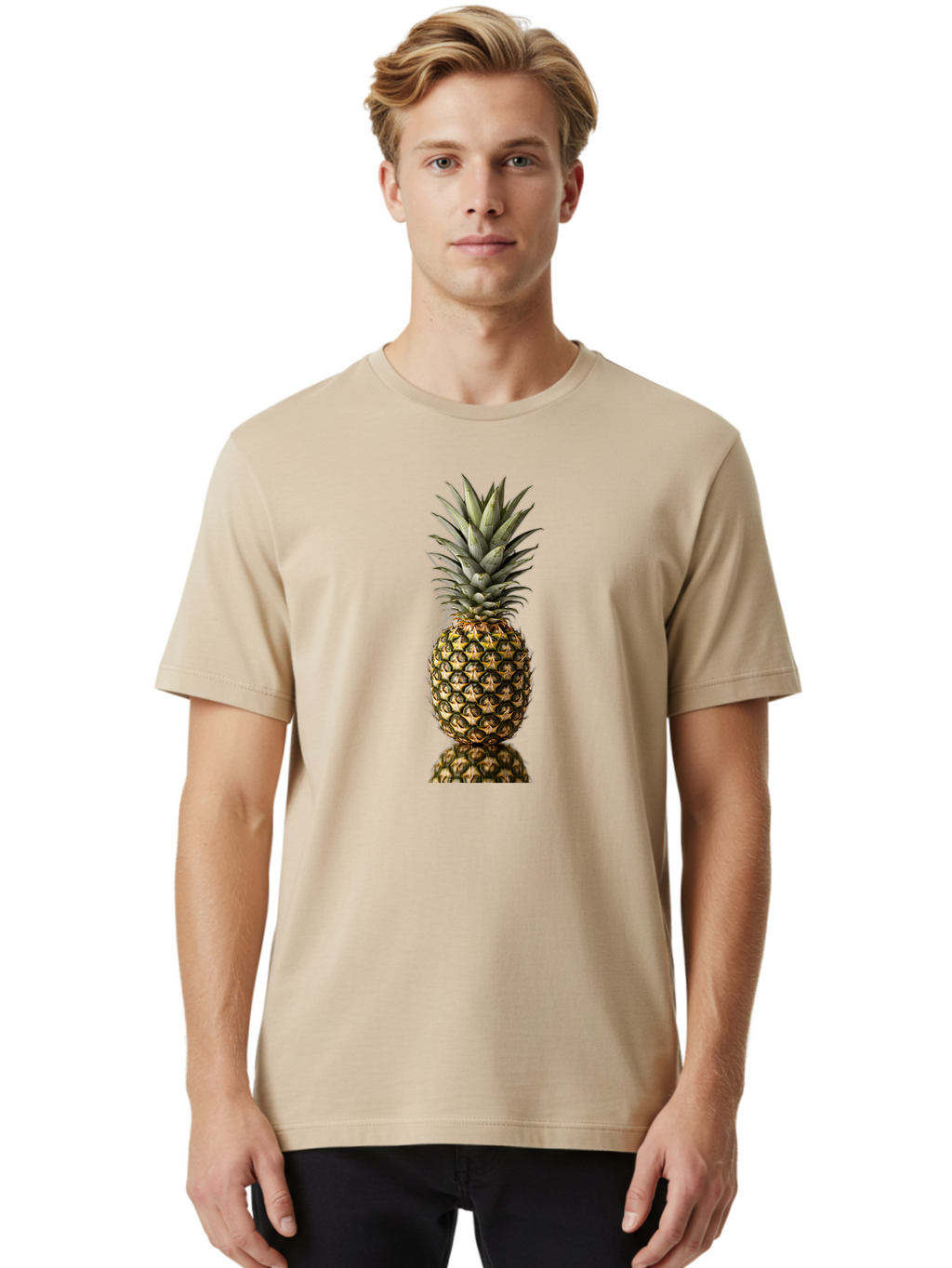 Pineapple Men'S Graphic Tee, 100% Cotton, Comfortable Casual Summer Wear, Machine Washable, Vintage Camera, Old Camera, Antique Camera, Black Camera, Classic Photography, Photography Equipment, Nostalgic Device, Film Camera, Camera Art Bal072