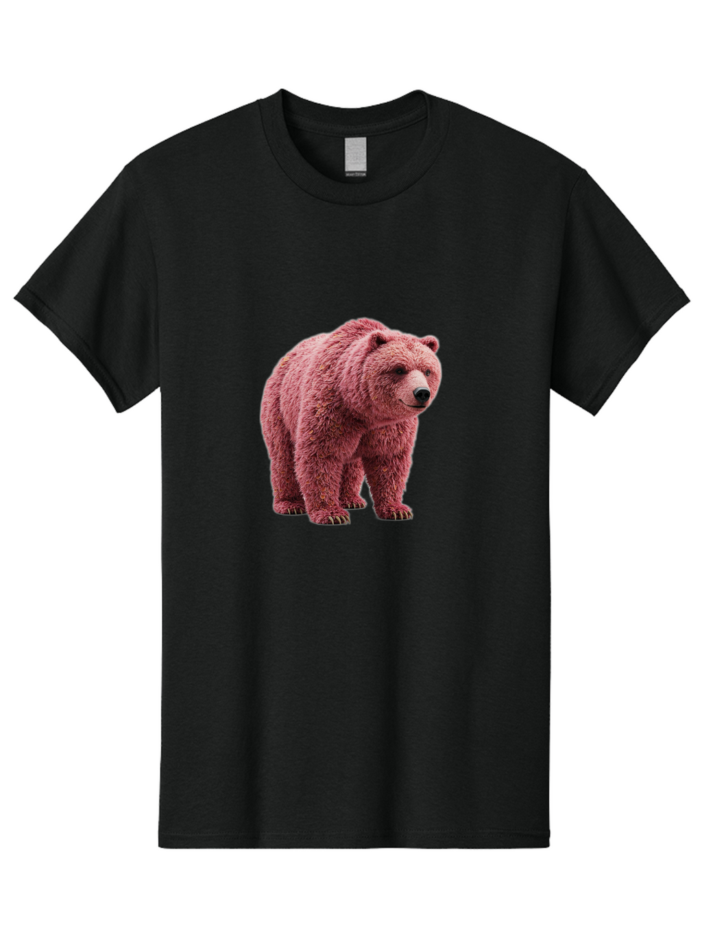Pink-Bear Men'S Graphic Tee, 100% Cotton, Comfortable Casual Summer Wear, Machine Washable, Vintage Camera, Old Camera, Antique Camera, Black Camera, Classic Photography, Photography Equipment, Nostalgic Device, Film Camera, Camera Art Bal082