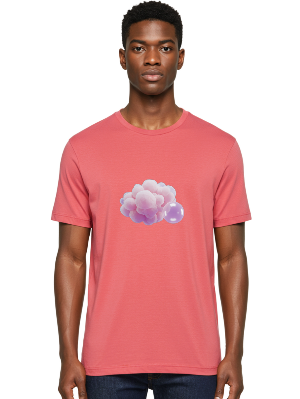 Pink-Bubbles Men'S Graphic Tee, 100% Cotton, Comfortable Casual Summer Wear, Machine Washable, Vintage Camera, Old Camera, Antique Camera, Black Camera, Classic Photography, Photography Equipment, Nostalgic Device, Film Camera, Camera Art Bal085