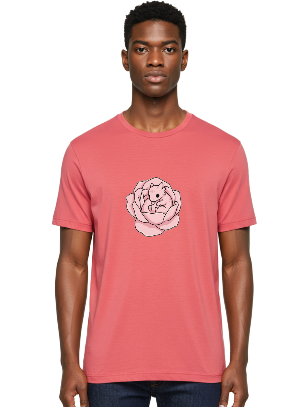 Pink-Cat-In-Flower Men'S Graphic Tee, 100% Cotton, Comfortable Casual Summer Wear, Machine Washable, Vintage Camera, Old Camera, Antique Camera, Black Camera, Classic Photography, Photography Equipment, Nostalgic Device, Film Camera, Bal090