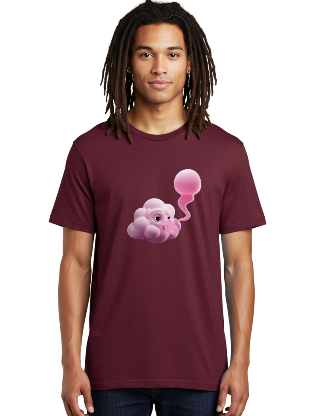 Pink-Cloud-Balloon Men'S Graphic Tee, 100% Cotton, Comfortable Casual Summer Wear, Machine Washable, Vintage Camera, Old Camera, Antique Camera, Black Camera, Classic Photography, Photography Equipment, Nostalgic Device, Film Camera, Bal091