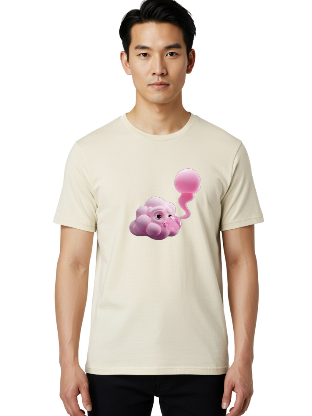 Pink-Cloud-Balloon Men'S Graphic Tee, 100% Cotton, Comfortable Casual Summer Wear, Machine Washable, Vintage Camera, Old Camera, Antique Camera, Black Camera, Classic Photography, Photography Equipment, Nostalgic Device, Film Camera, Bal091