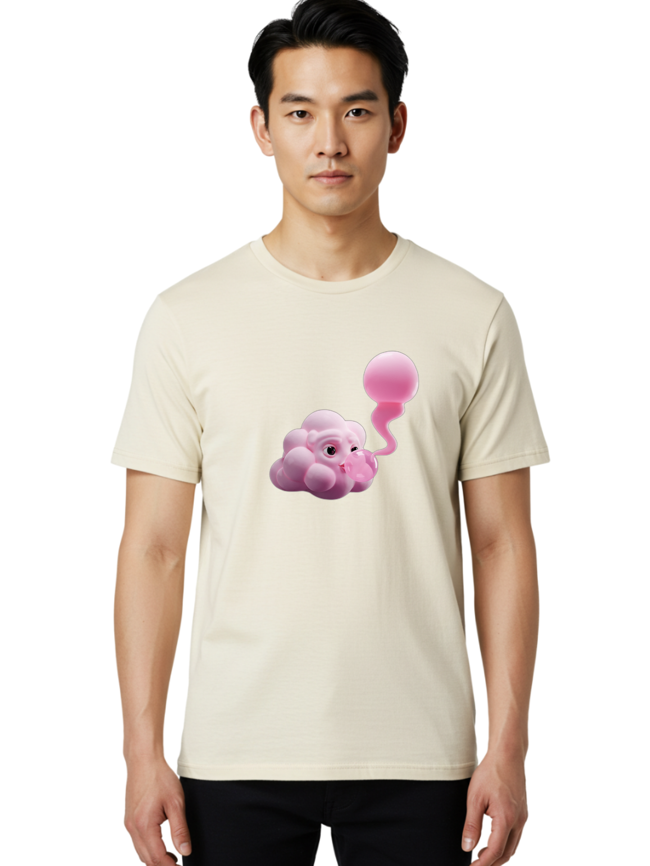 Pink-Cloud-Balloon Men'S Graphic Tee, 100% Cotton, Comfortable Casual Summer Wear, Machine Washable, Vintage Camera, Old Camera, Antique Camera, Black Camera, Classic Photography, Photography Equipment, Nostalgic Device, Film Camera, Bal091