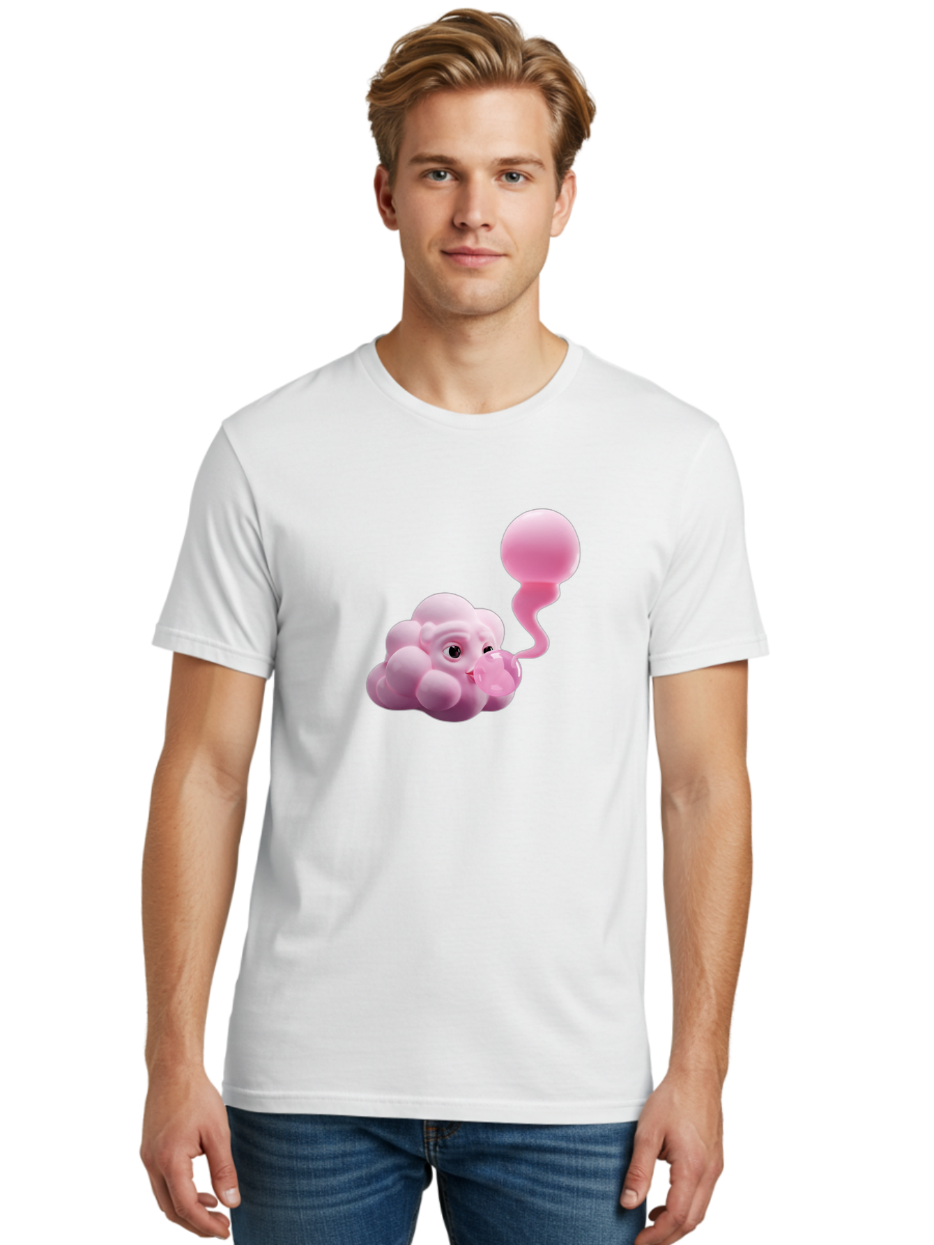 Pink-Cloud-Balloon Men'S Graphic Tee, 100% Cotton, Comfortable Casual Summer Wear, Machine Washable, Vintage Camera, Old Camera, Antique Camera, Black Camera, Classic Photography, Photography Equipment, Nostalgic Device, Film Camera, Bal091