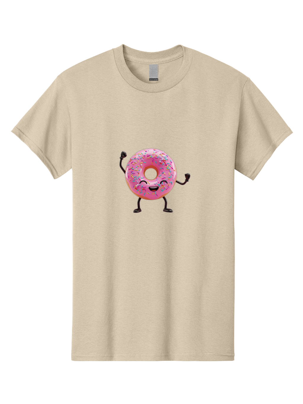 Pink-Donut-1 Men'S Graphic Tee, 100% Cotton, Comfortable Casual Summer Wear, Machine Washable, Vintage Camera, Old Camera, Antique Camera, Black Camera, Classic Photography, Photography Equipment, Nostalgic Device, Film Camera, Camera Art Bal097