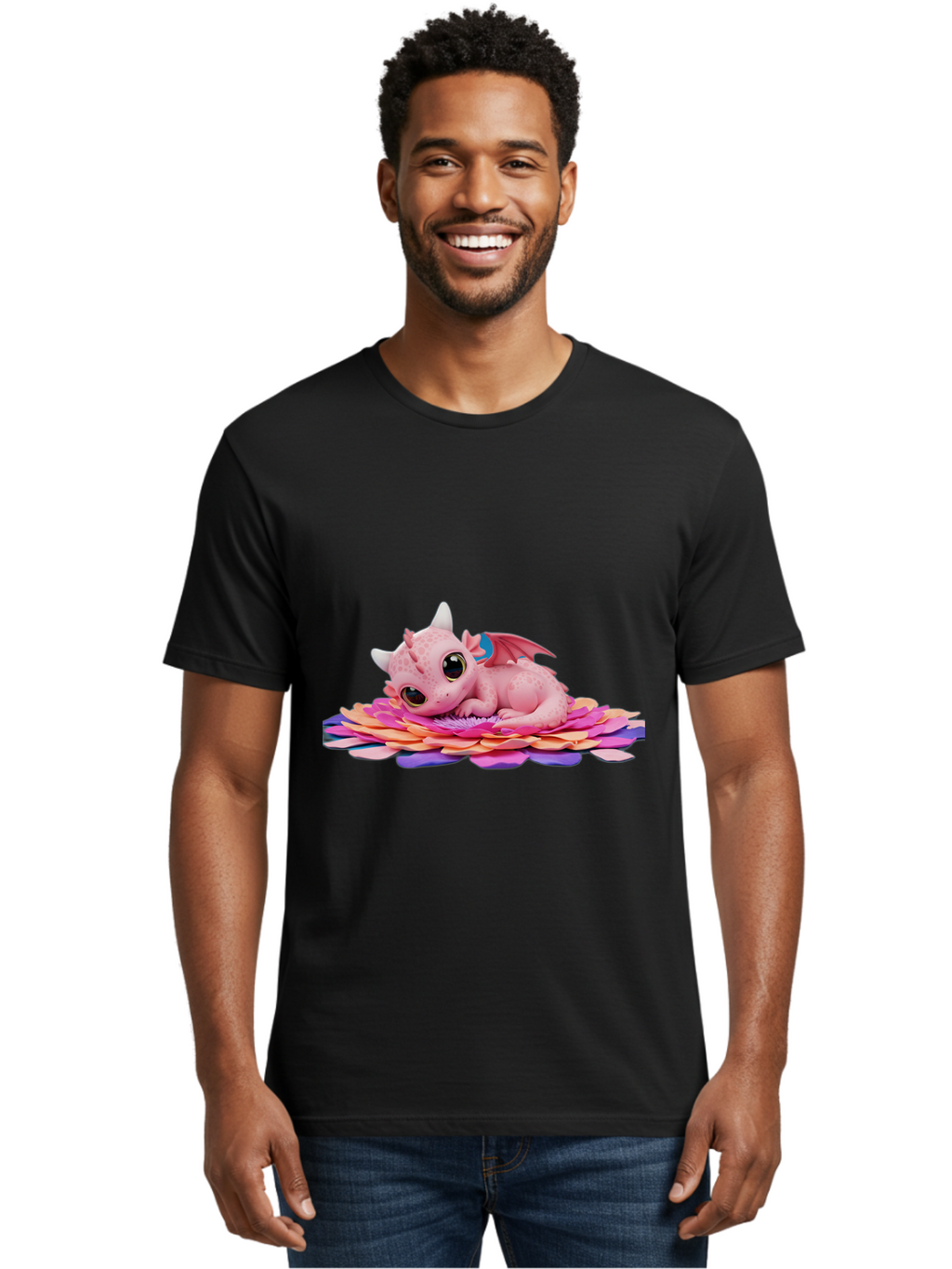 Pink-Dragon-2 Men'S Graphic Tee, 100% Cotton, Comfortable Casual Summer Wear, Machine Washable, Vintage Camera, Old Camera, Antique Camera, Black Camera, Classic Photography, Photography Equipment, Nostalgic Device, Film Camera, Camera Art Bal102