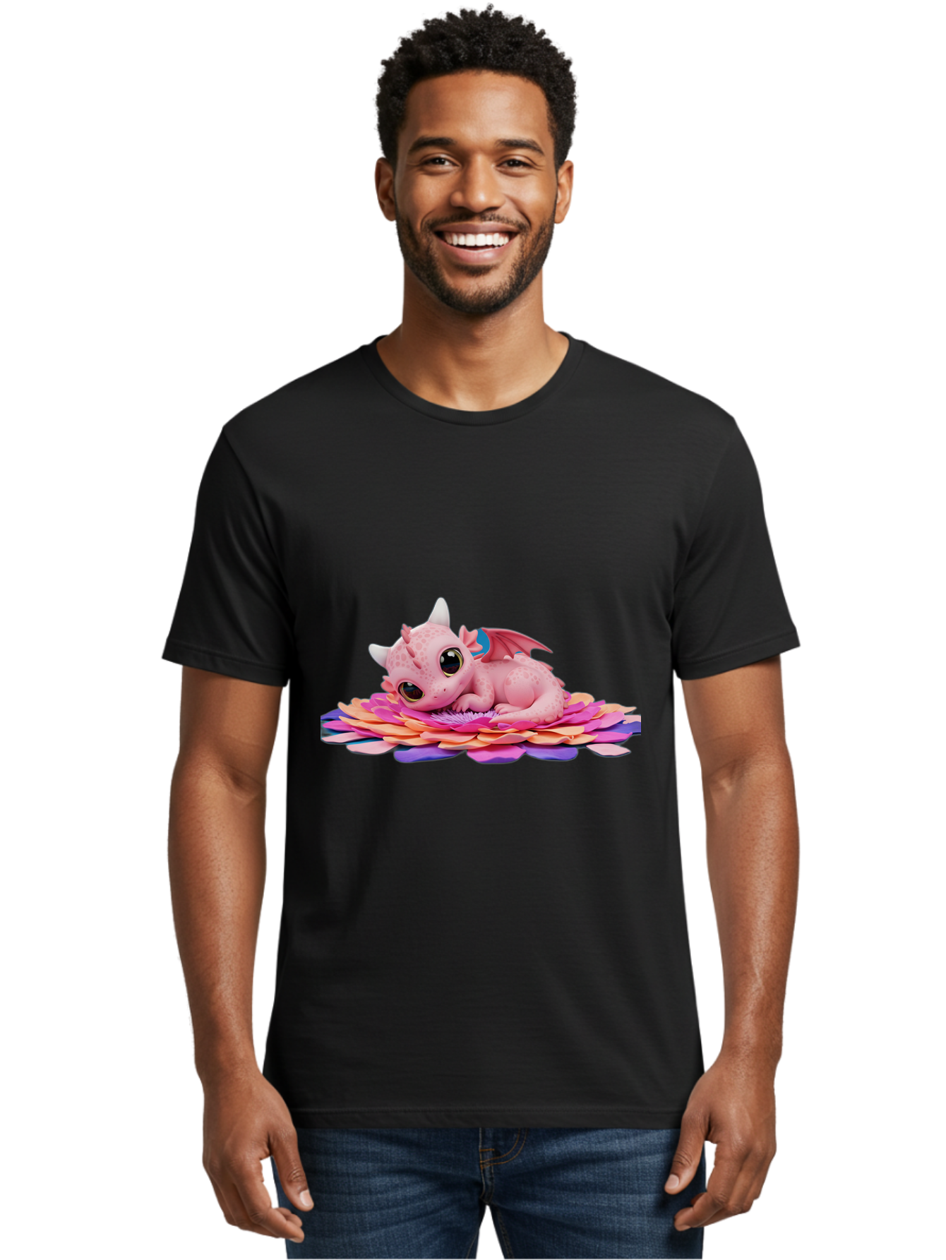 Pink-Dragon-2 Men'S Graphic Tee, 100% Cotton, Comfortable Casual Summer Wear, Machine Washable, Vintage Camera, Old Camera, Antique Camera, Black Camera, Classic Photography, Photography Equipment, Nostalgic Device, Film Camera, Camera Art Bal102