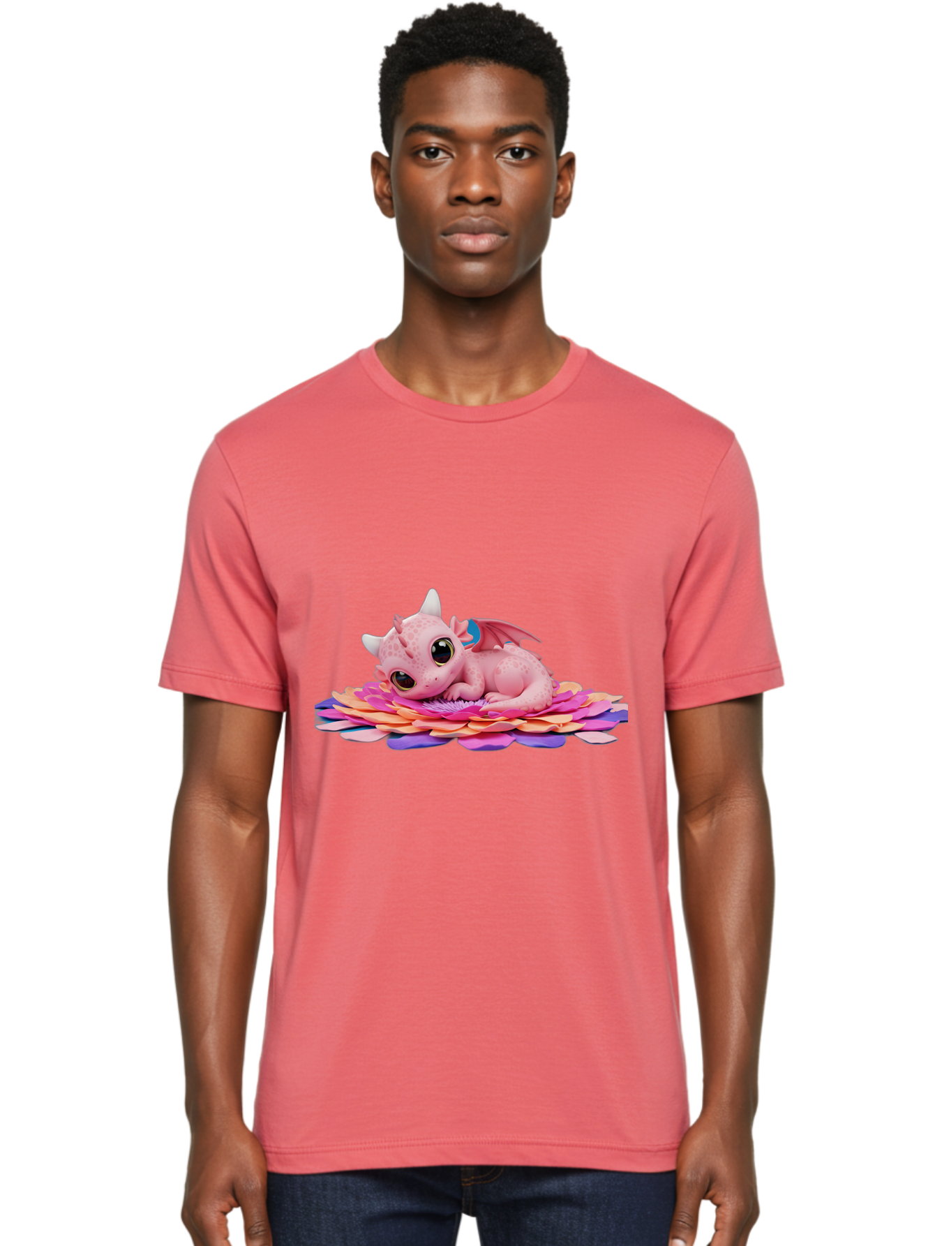 Pink-Dragon-2 Men'S Graphic Tee, 100% Cotton, Comfortable Casual Summer Wear, Machine Washable, Vintage Camera, Old Camera, Antique Camera, Black Camera, Classic Photography, Photography Equipment, Nostalgic Device, Film Camera, Camera Art Bal102
