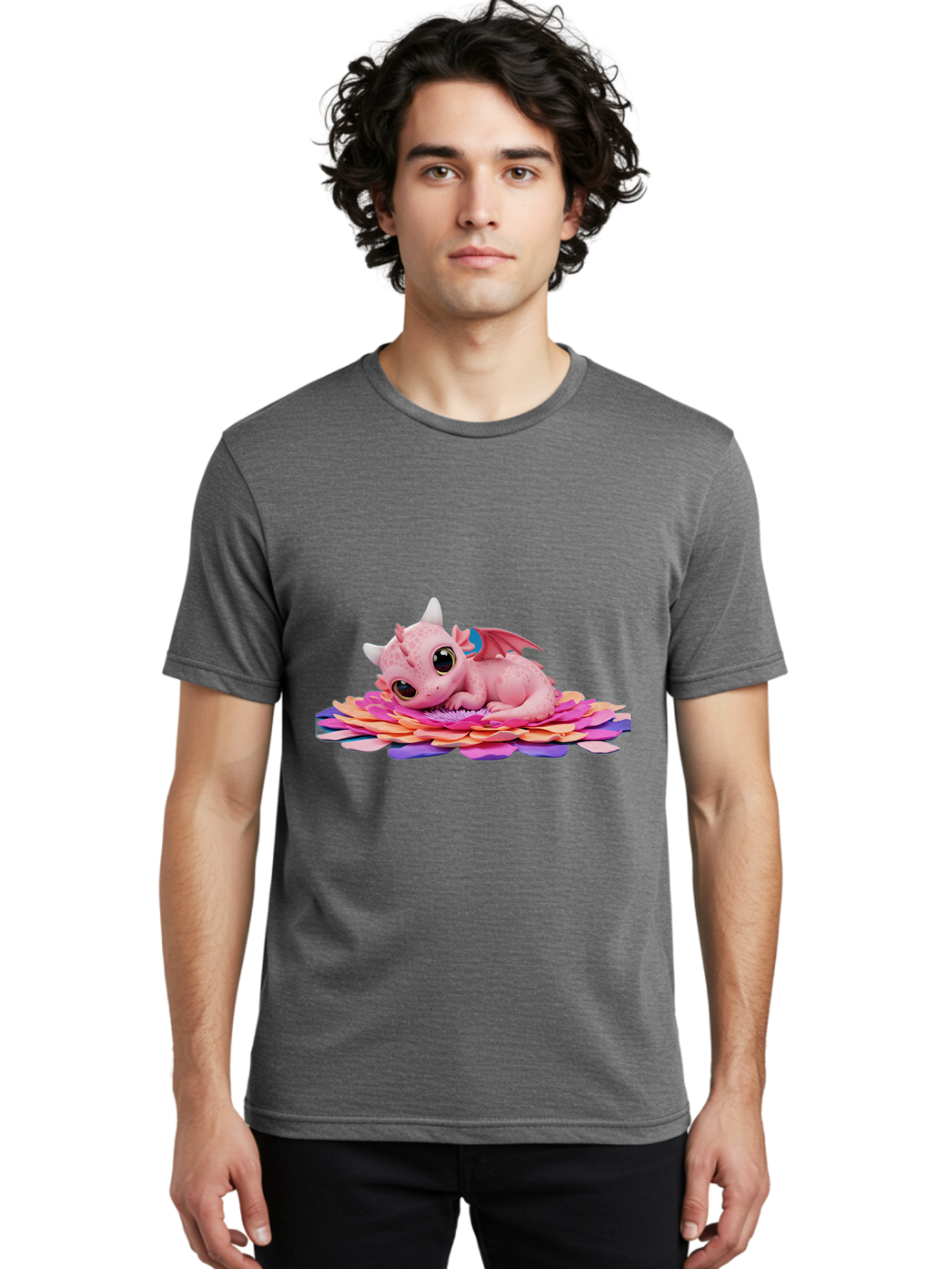 Pink-Dragon-2 Men'S Graphic Tee, 100% Cotton, Comfortable Casual Summer Wear, Machine Washable, Vintage Camera, Old Camera, Antique Camera, Black Camera, Classic Photography, Photography Equipment, Nostalgic Device, Film Camera, Camera Art Bal102