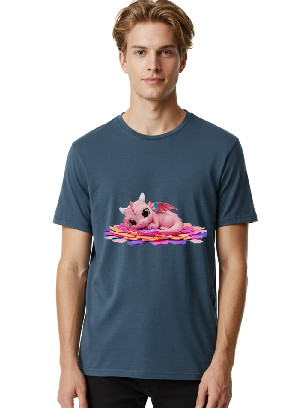 Pink-Dragon-2 Men'S Graphic Tee, 100% Cotton, Comfortable Casual Summer Wear, Machine Washable, Vintage Camera, Old Camera, Antique Camera, Black Camera, Classic Photography, Photography Equipment, Nostalgic Device, Film Camera, Camera Art Bal102