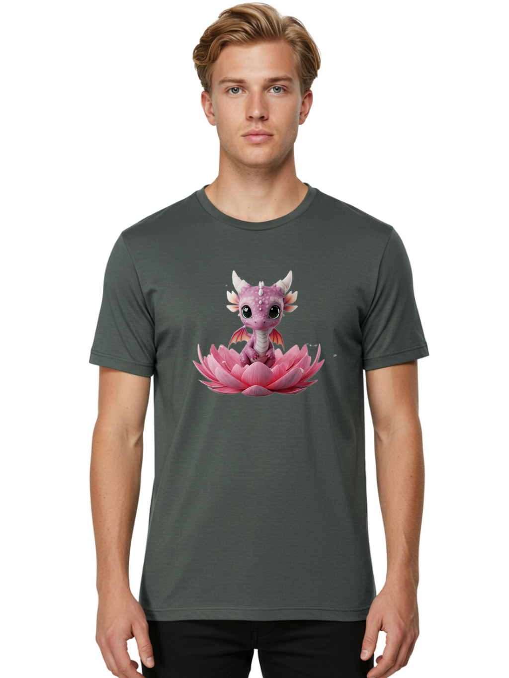 Pink-Dragon-3 Men'S Graphic Tee, 100% Cotton, Comfortable Casual Summer Wear, Machine Washable, Vintage Camera, Old Camera, Antique Camera, Black Camera, Classic Photography, Photography Equipment, Nostalgic Device, Film Camera, Camera Art Bal103