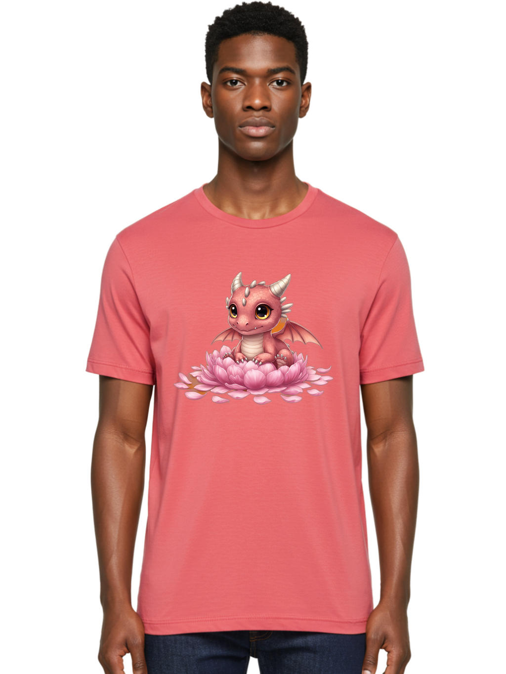 Pink-Dragon-On-Flower Men'S Graphic Tee, 100% Cotton, Comfortable Casual Summer Wear, Machine Washable, Vintage Camera, Old Camera, Antique Camera, Black Camera, Classic Photography, Photography Equipment, Nostalgic Device, Film Camera, Bal106