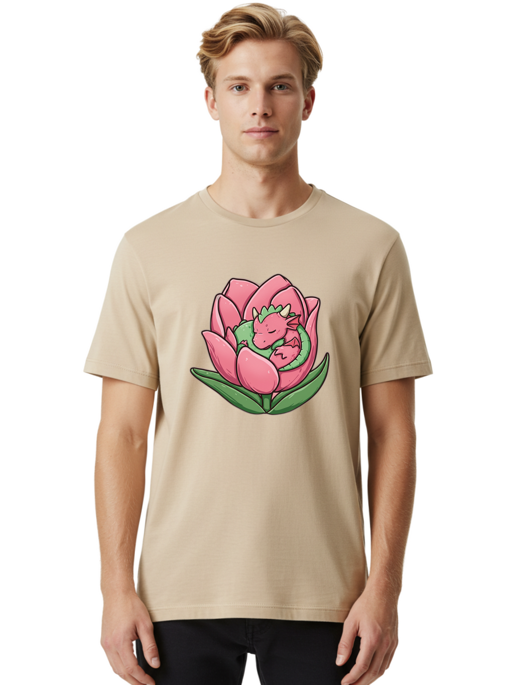 Pink-Dragon-Sleeping-In-Lotus-Flower Men'S Graphic Tee, 100% Cotton, Comfortable Casual Summer Wear, Machine Washable, Vintage Camera, Old Camera, Antique Camera, Black Camera, Classic Photography, Photography Equipment, Nostalgic Device, Bal107