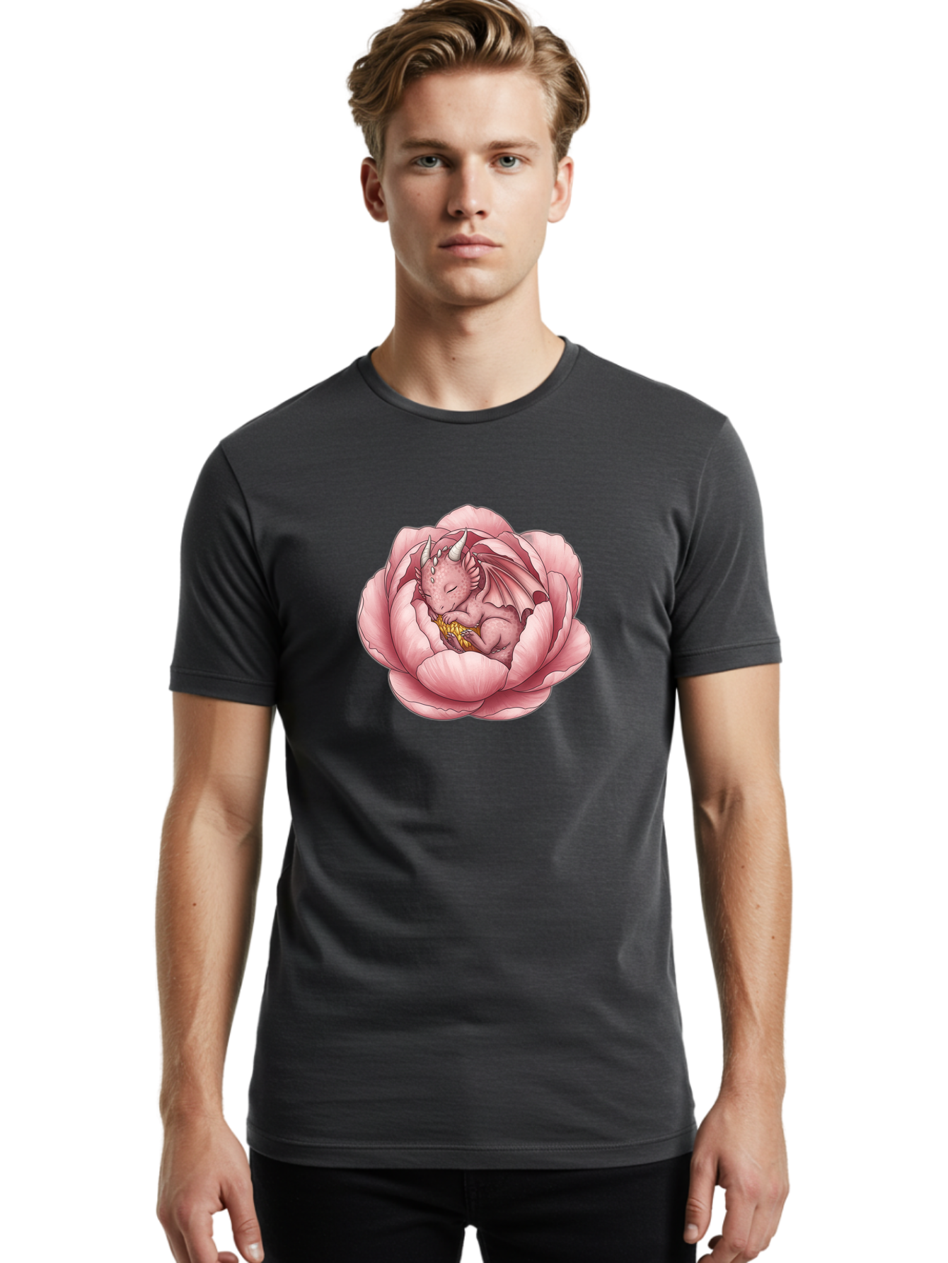 Pink-Dragon-Sleeping Men'S Graphic Tee, 100% Cotton, Comfortable Casual Summer Wear, Machine Washable, Vintage Camera, Old Camera, Antique Camera, Black Camera, Classic Photography, Photography Equipment, Nostalgic Device, Film Camera, Bal108