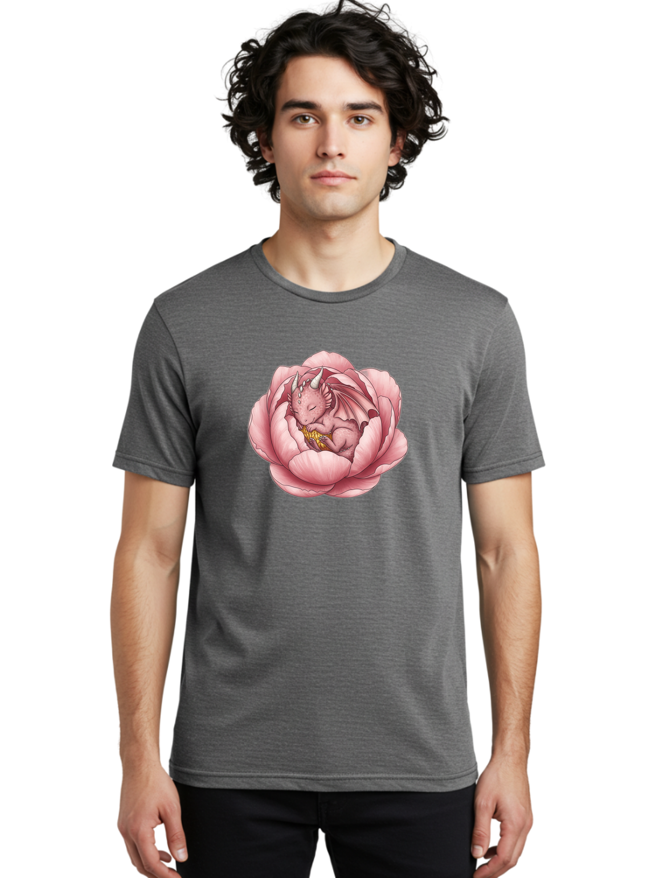 Pink-Dragon-Sleeping Men'S Graphic Tee, 100% Cotton, Comfortable Casual Summer Wear, Machine Washable, Vintage Camera, Old Camera, Antique Camera, Black Camera, Classic Photography, Photography Equipment, Nostalgic Device, Film Camera, Bal108