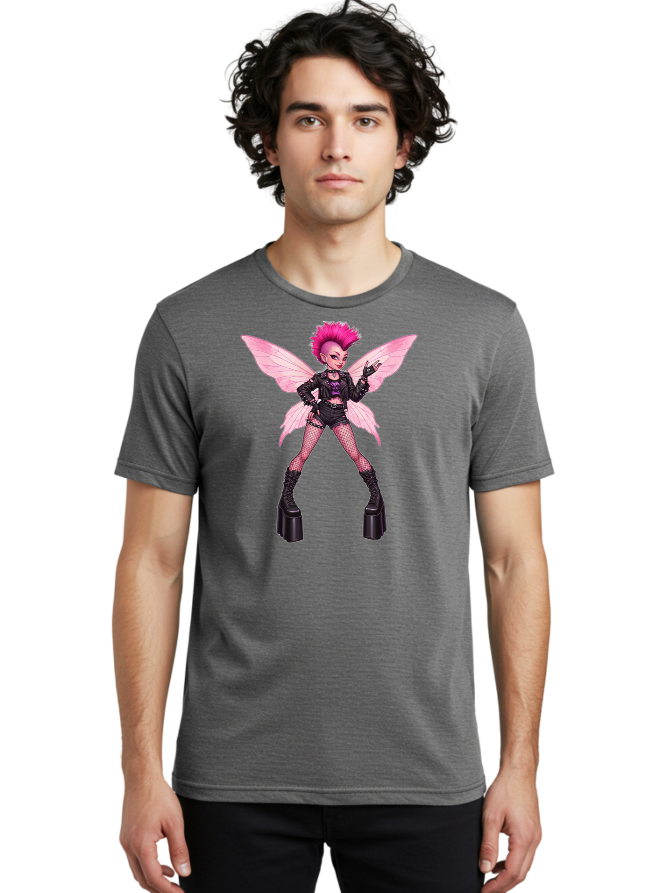 Pink-Fairy-Punk Men'S Graphic Tee, 100% Cotton, Comfortable Casual Summer Wear, Machine Washable, Vintage Camera, Old Camera, Antique Camera, Black Camera, Classic Photography, Photography Equipment, Nostalgic Device, Film Camera, Camera Art Bal110