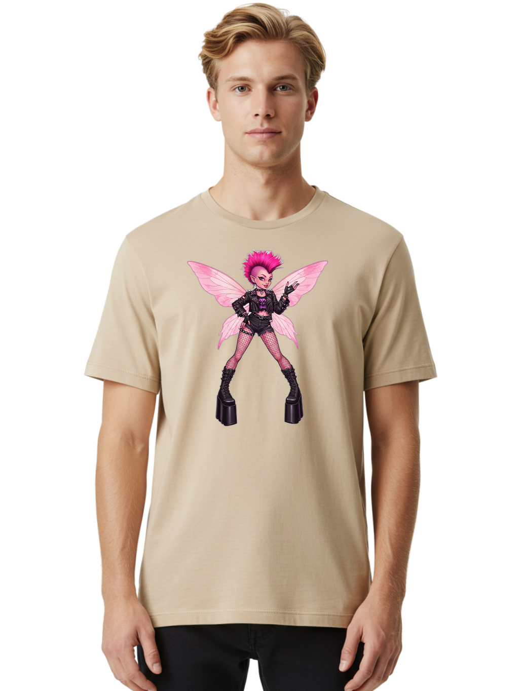 Pink-Fairy-Punk Men'S Graphic Tee, 100% Cotton, Comfortable Casual Summer Wear, Machine Washable, Vintage Camera, Old Camera, Antique Camera, Black Camera, Classic Photography, Photography Equipment, Nostalgic Device, Film Camera, Camera Art Bal110