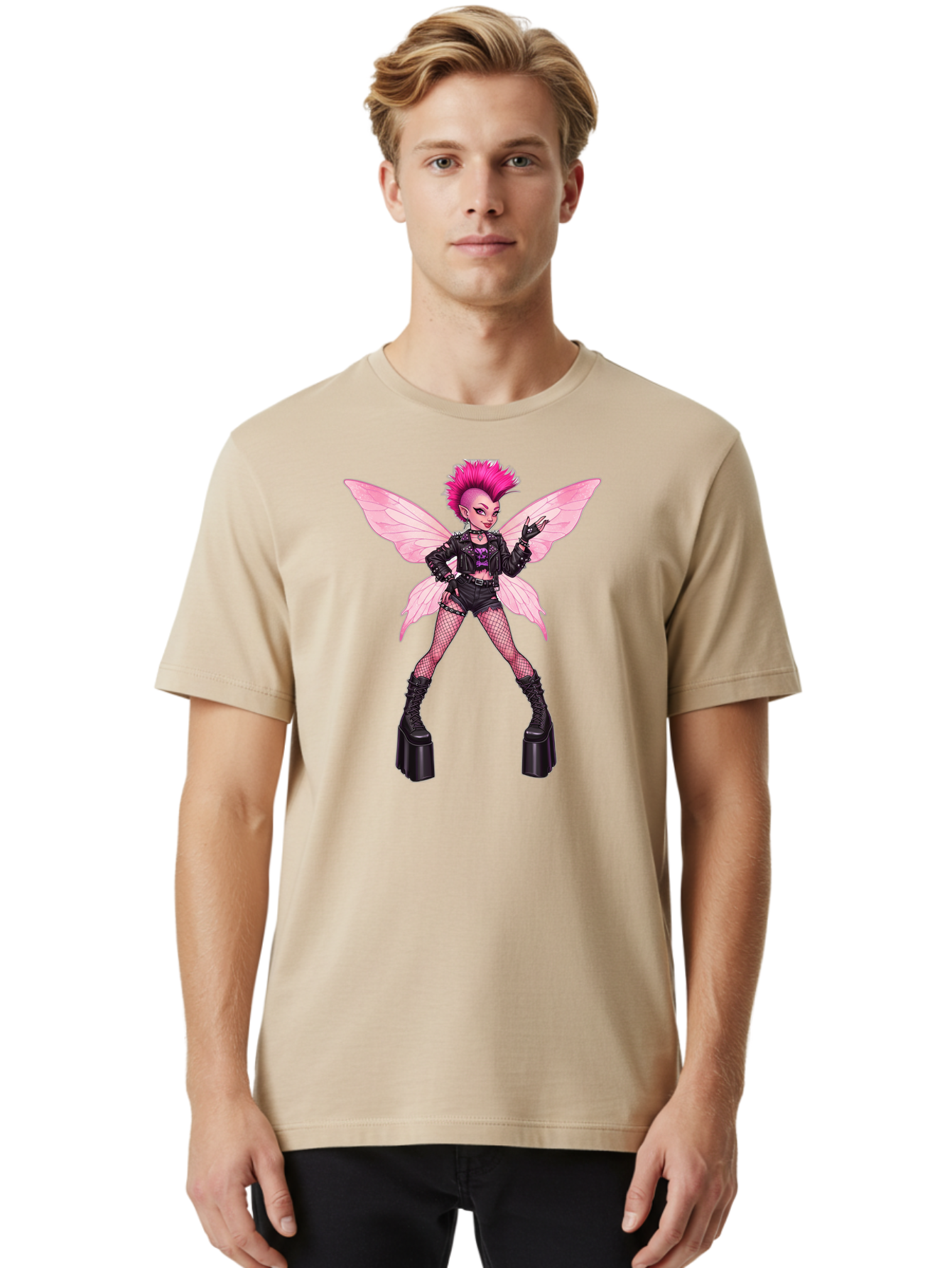Pink-Fairy-Punk Men'S Graphic Tee, 100% Cotton, Comfortable Casual Summer Wear, Machine Washable, Vintage Camera, Old Camera, Antique Camera, Black Camera, Classic Photography, Photography Equipment, Nostalgic Device, Film Camera, Camera Art Bal110