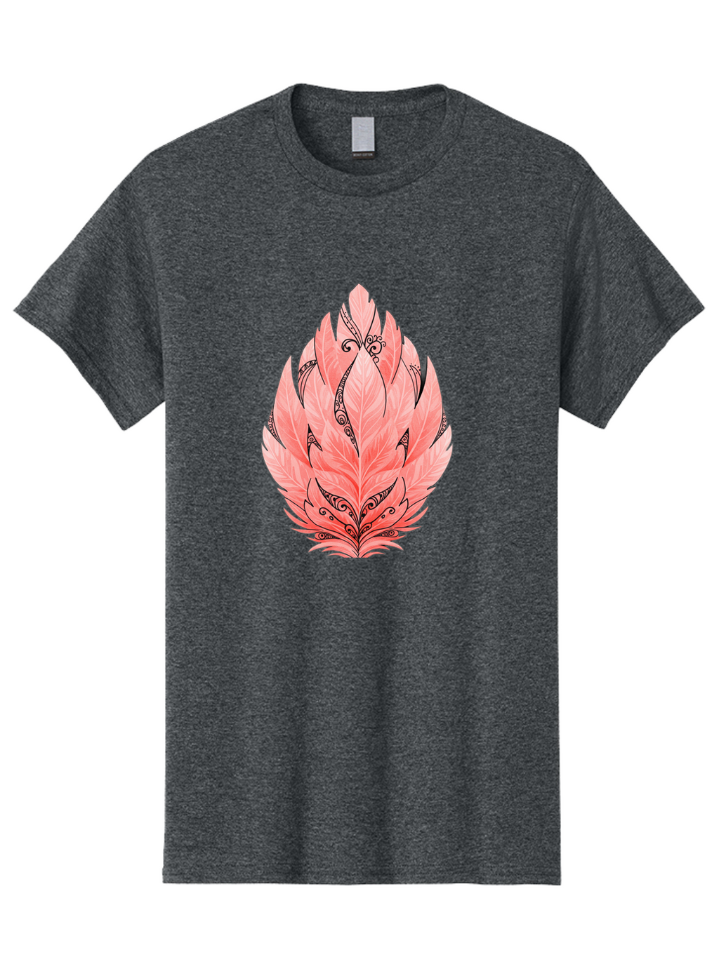 Pink-Feather Men'S Graphic Tee, 100% Cotton, Comfortable Casual Summer Wear, Machine Washable, Vintage Camera, Old Camera, Antique Camera, Black Camera, Classic Photography, Photography Equipment, Nostalgic Device, Film Camera, Camera Art Bal111