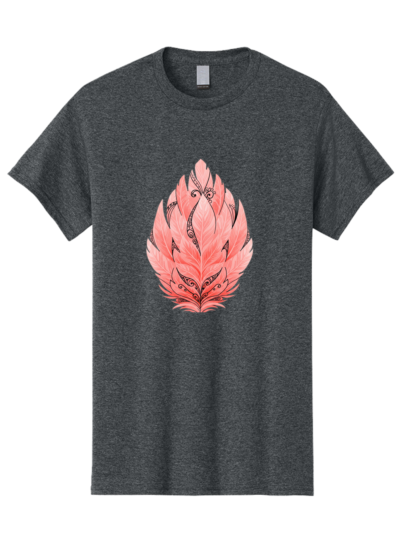 Pink-Feather Men'S Graphic Tee, 100% Cotton, Comfortable Casual Summer Wear, Machine Washable, Vintage Camera, Old Camera, Antique Camera, Black Camera, Classic Photography, Photography Equipment, Nostalgic Device, Film Camera, Camera Art Bal111